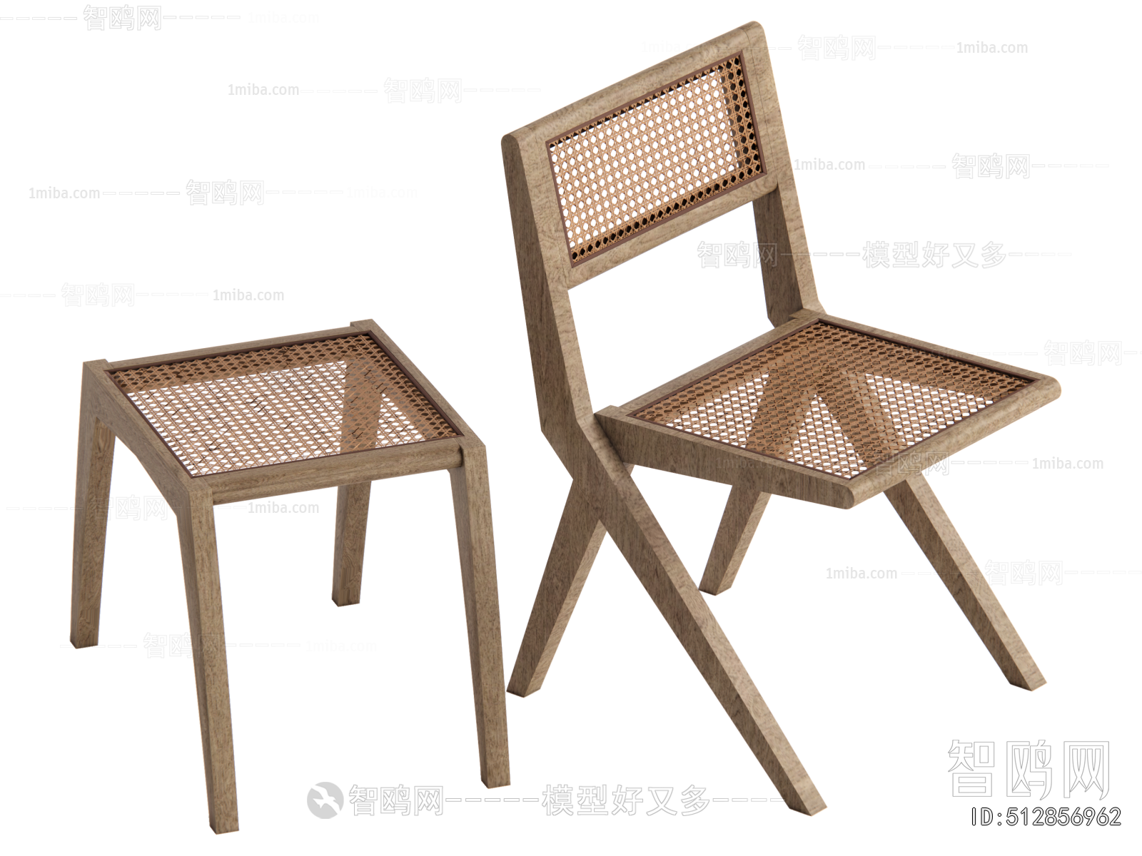Wabi-sabi Style Lounge Chair