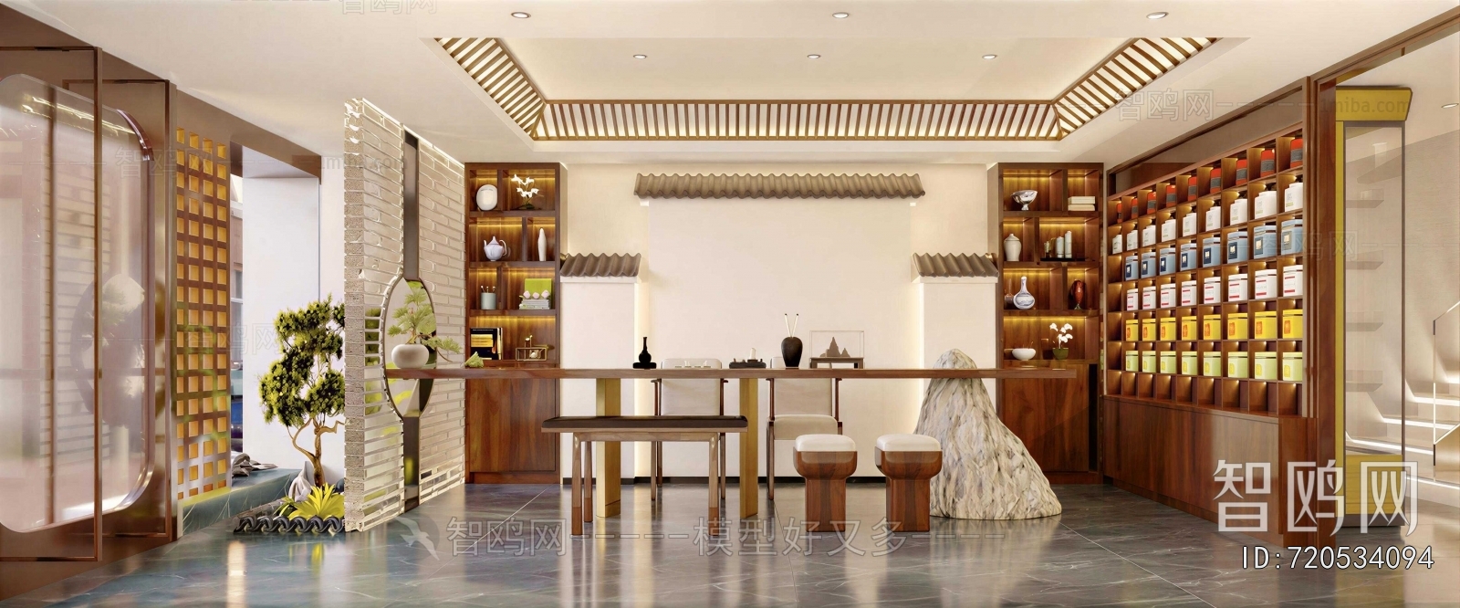 New Chinese Style Tea House