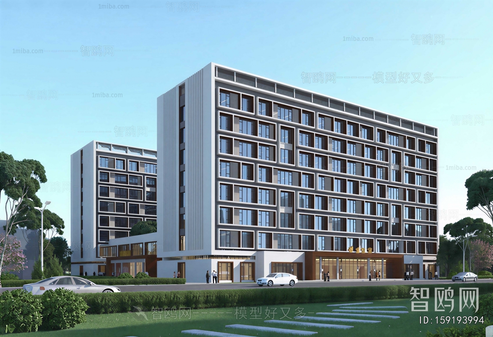Modern Appearance Of Commercial Building