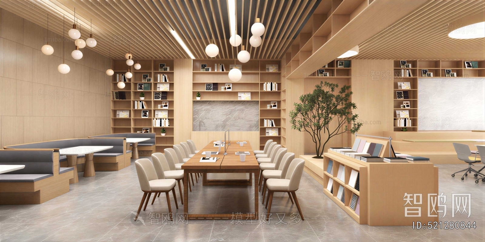Modern Bookstore Book Bar