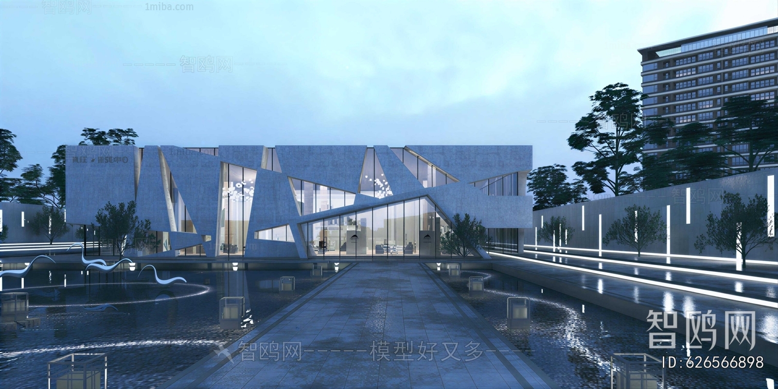 Modern Appearance Of Commercial Building