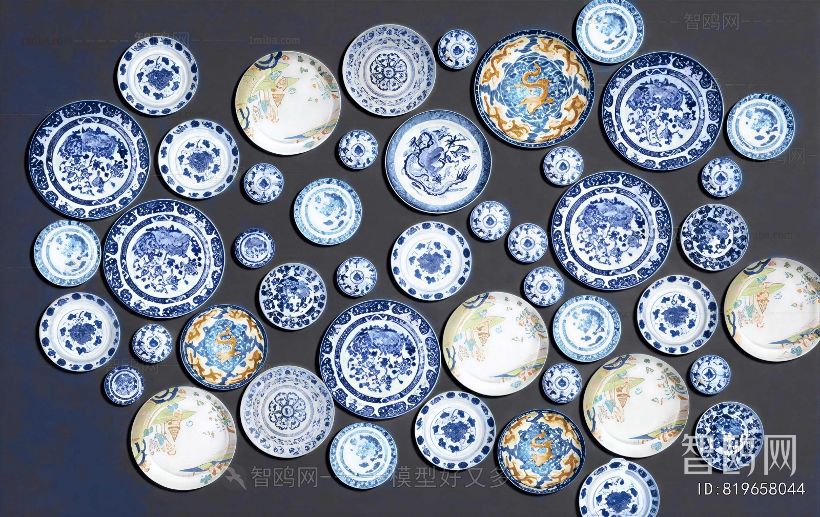 New Chinese Style Decorative Set