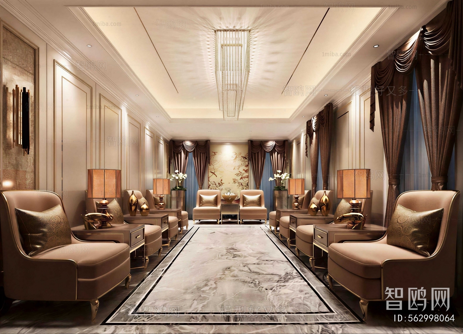 European Style Reception Room