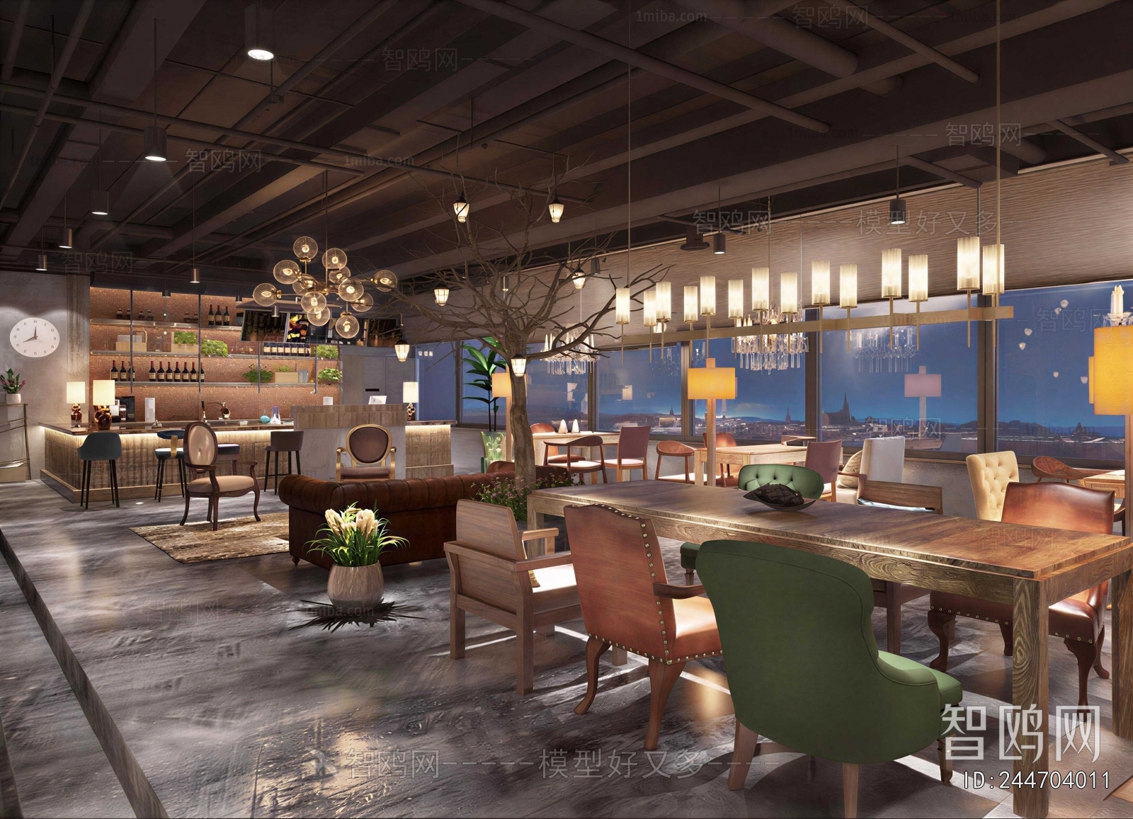 Industrial Style Cafe