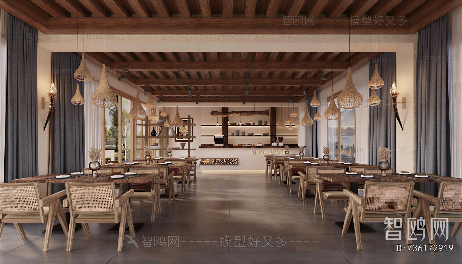 Wabi-sabi Style Restaurant