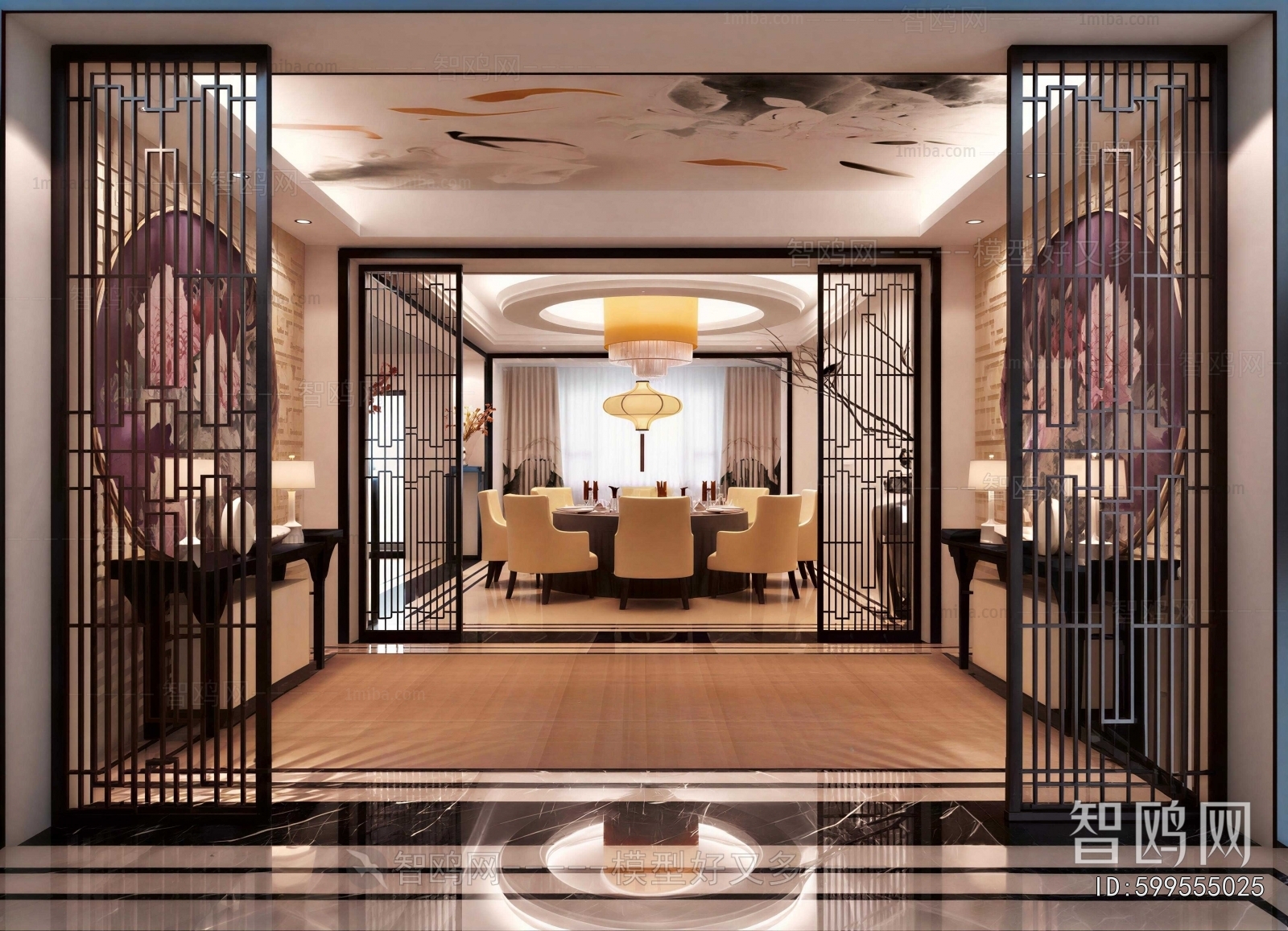 New Chinese Style Dining Room