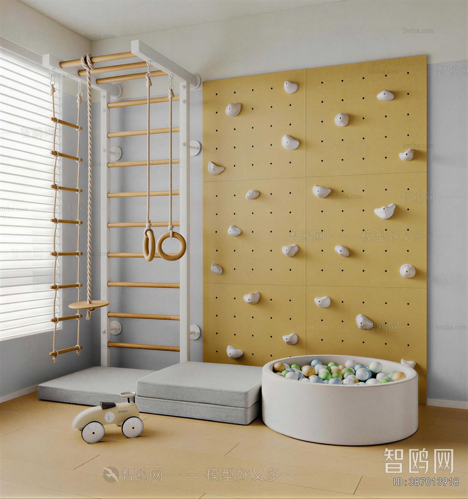 Modern Children's Room Activity Room