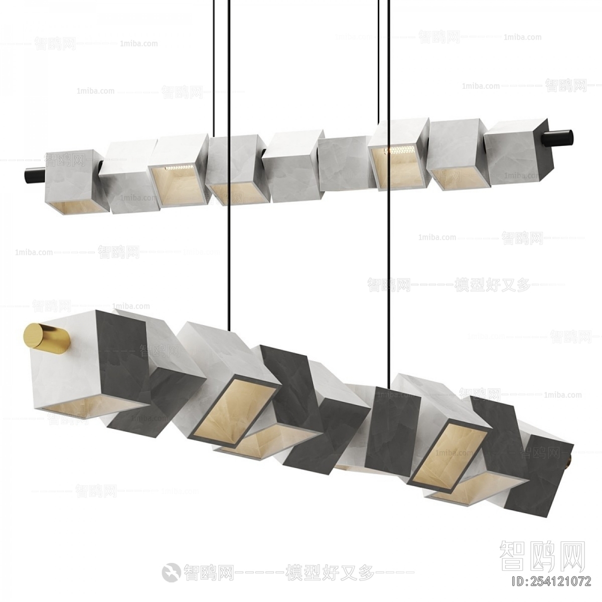 Modern Long Chandelier