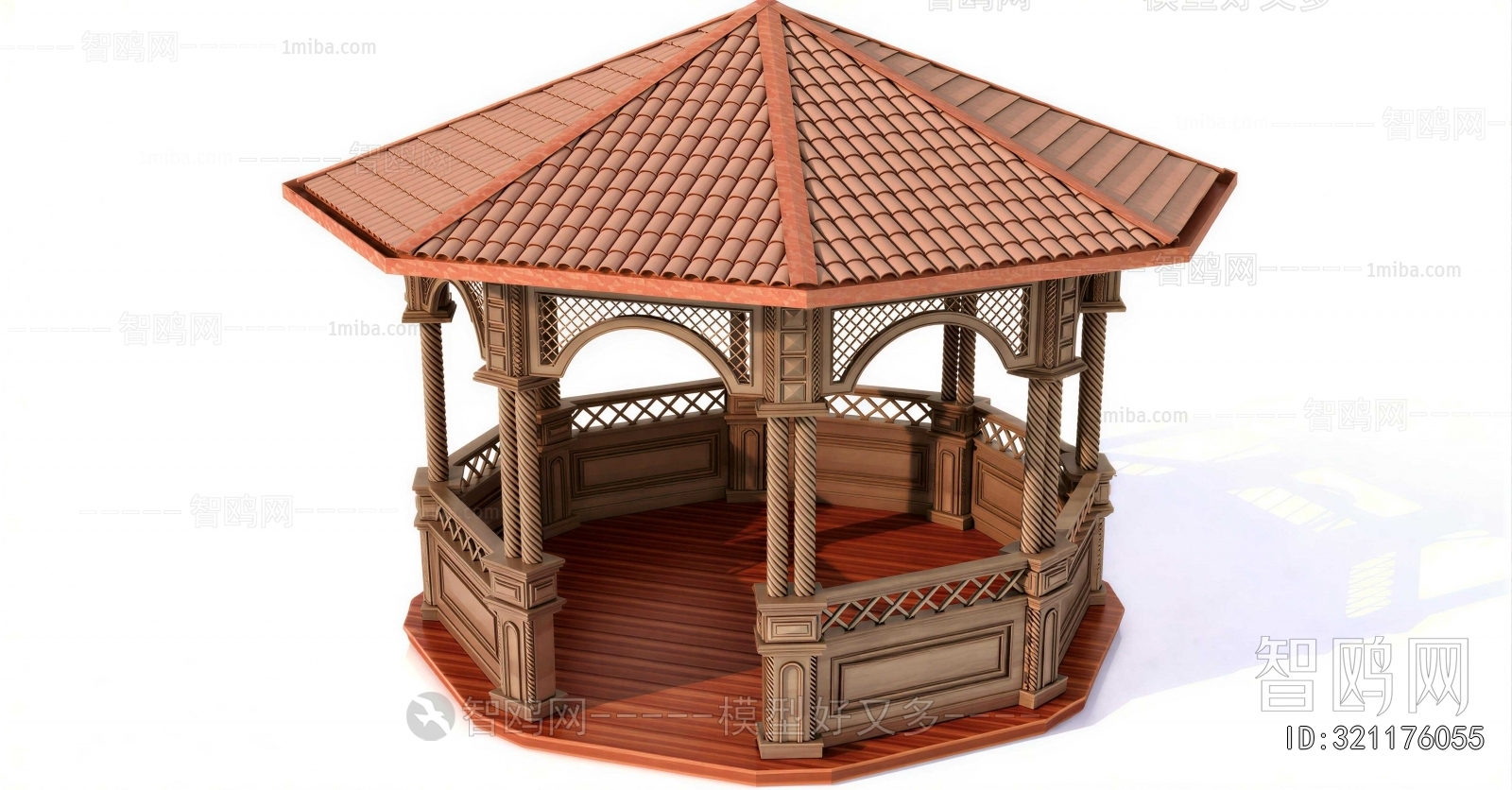 New Chinese Style Ancient Architectural Buildings
