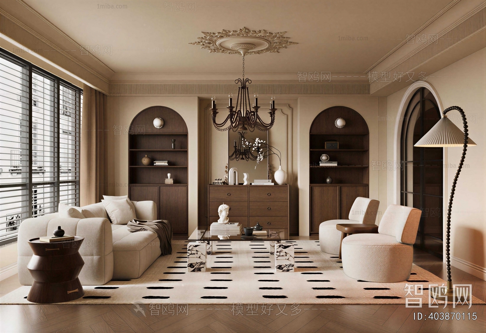 French Style A Living Room