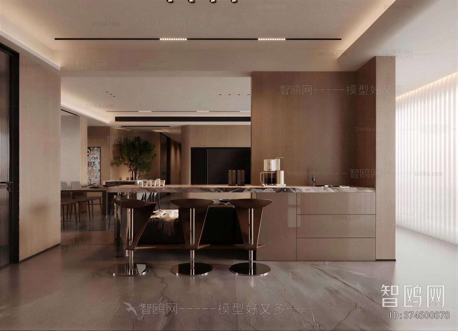 Modern Open Kitchen