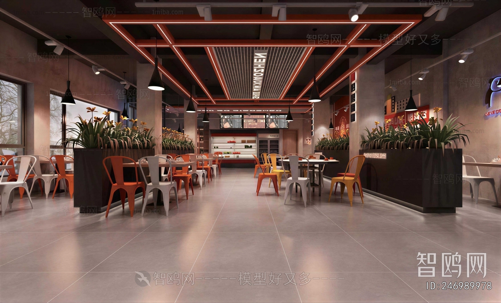 Industrial Style Restaurant