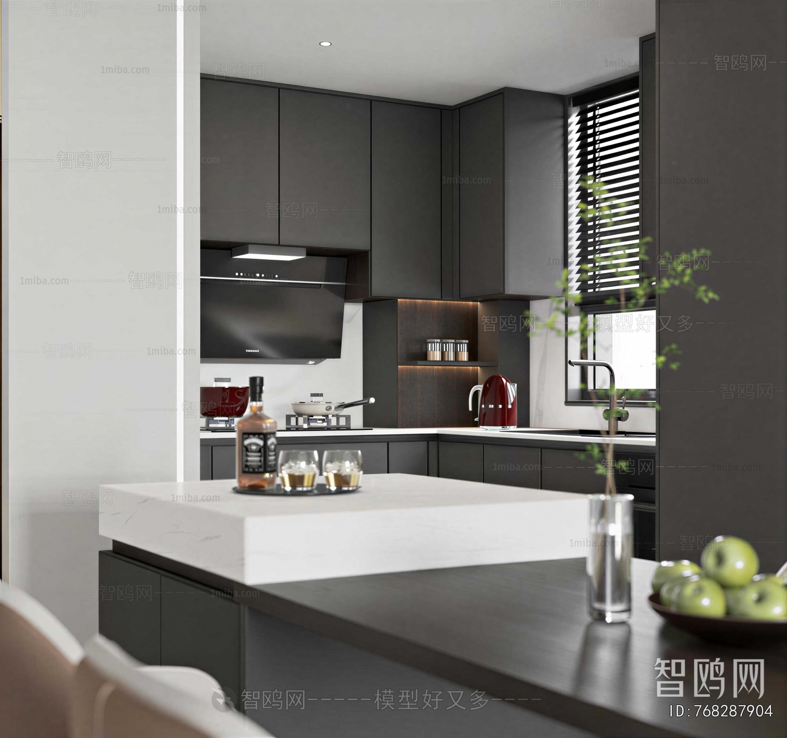 Modern Open Kitchen