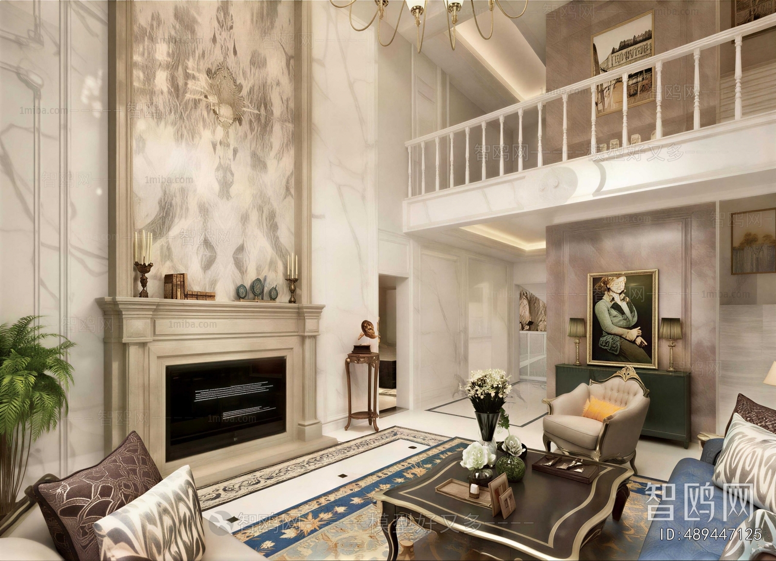 European Style A Living Room