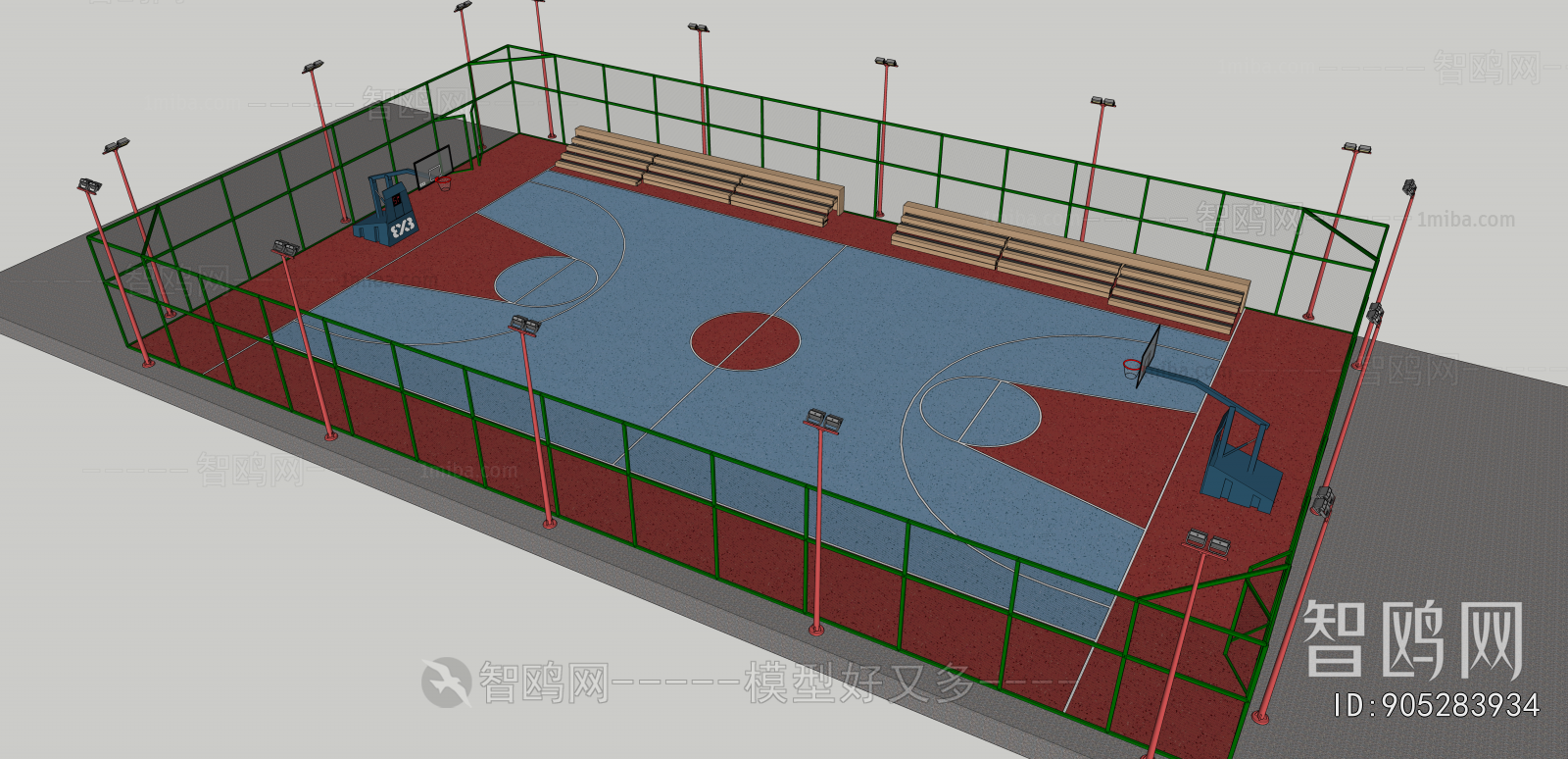 Modern Outdoor Sports Stadium