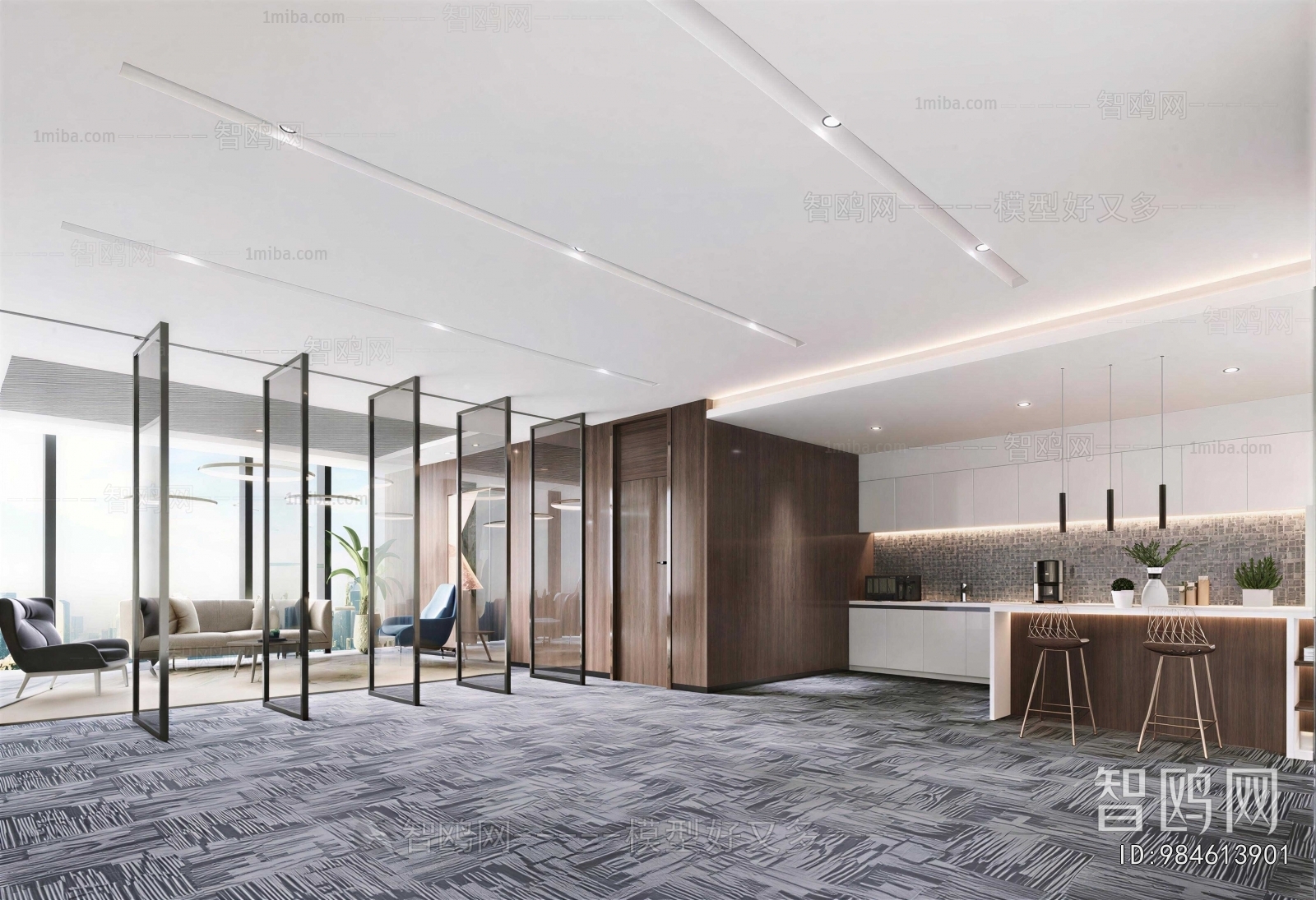 Modern Office Rest Area