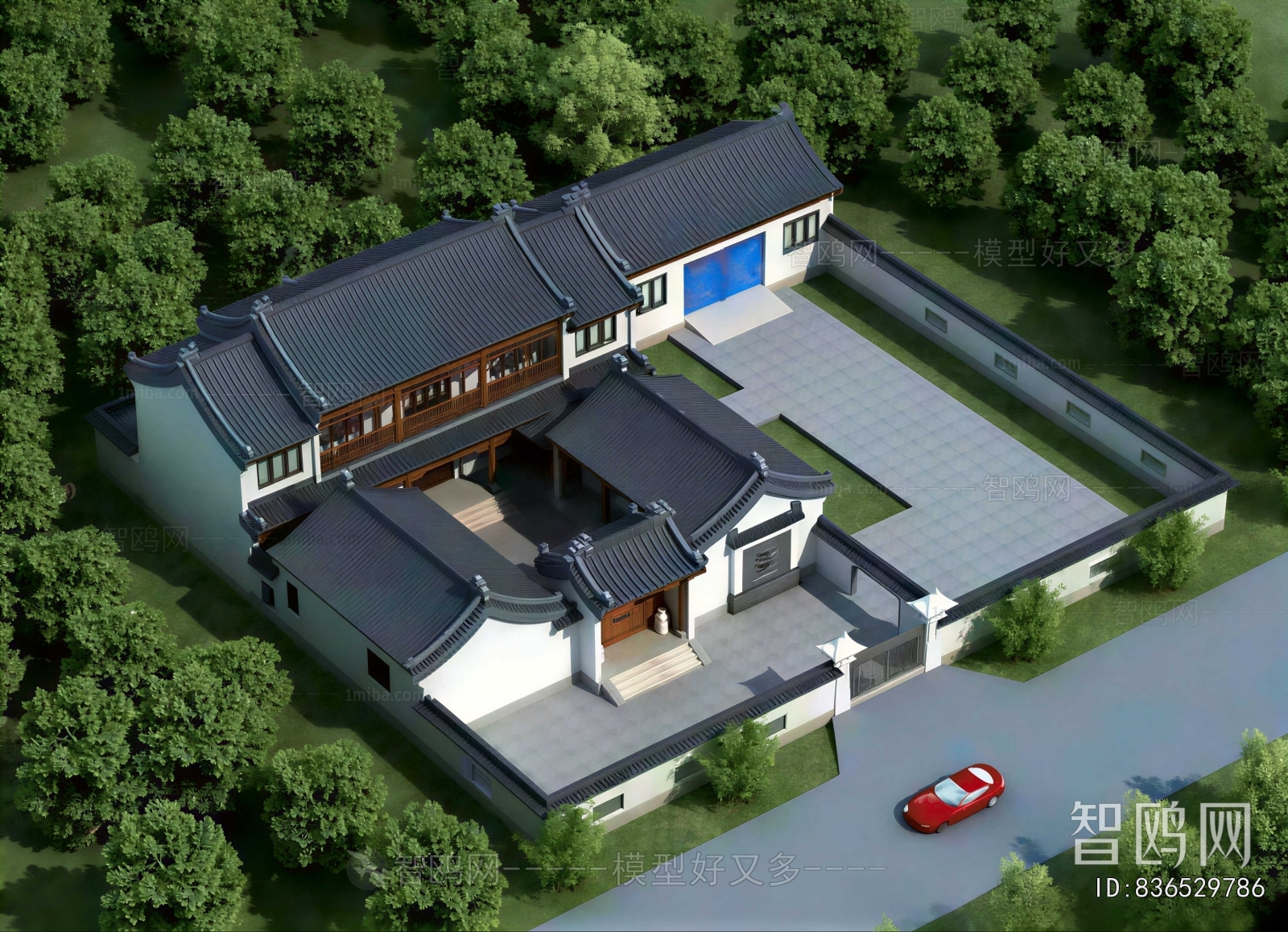 Chinese Style Ancient Architectural Buildings