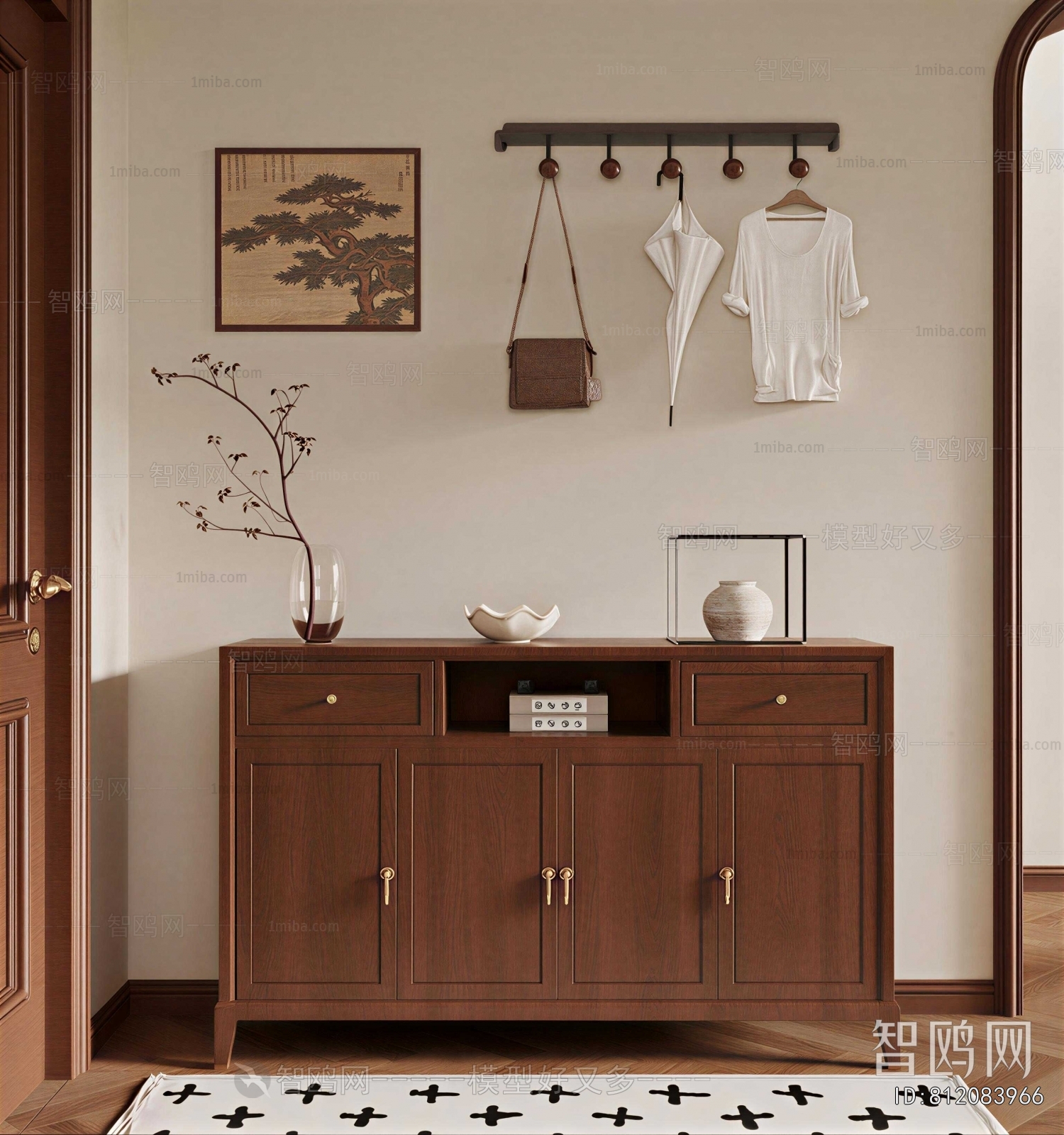 Modern Entrance Cabinet
