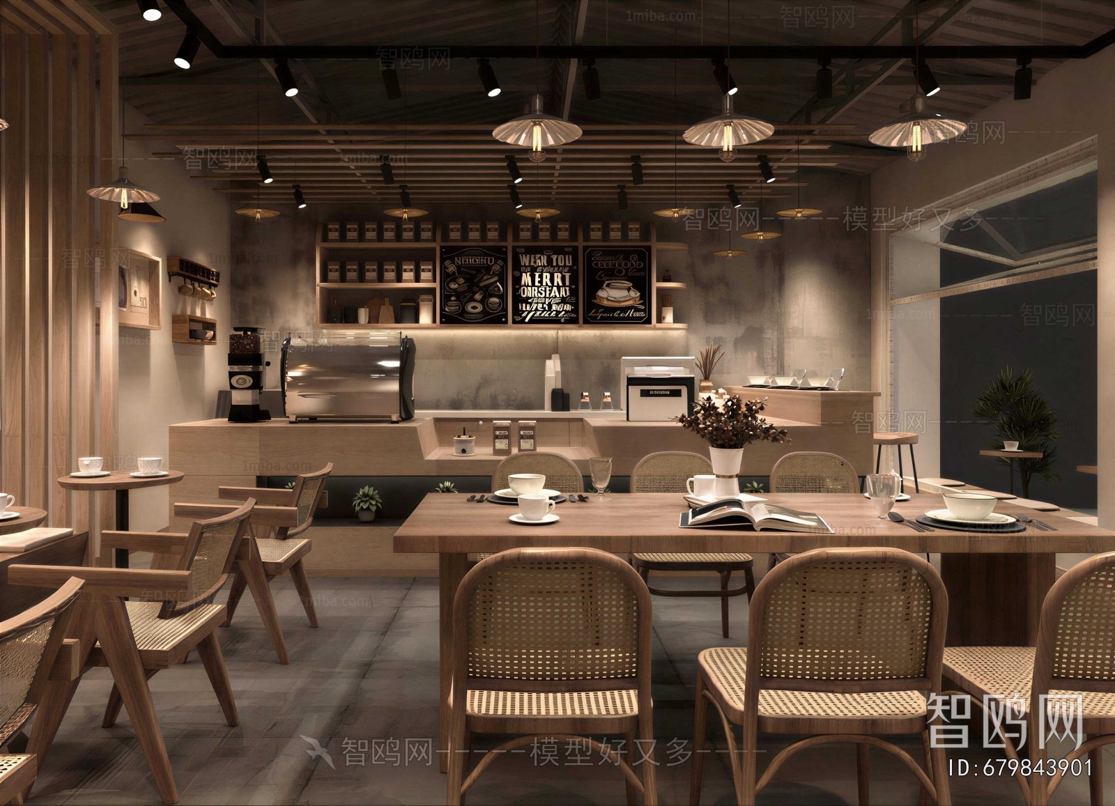 Industrial Style Cafe