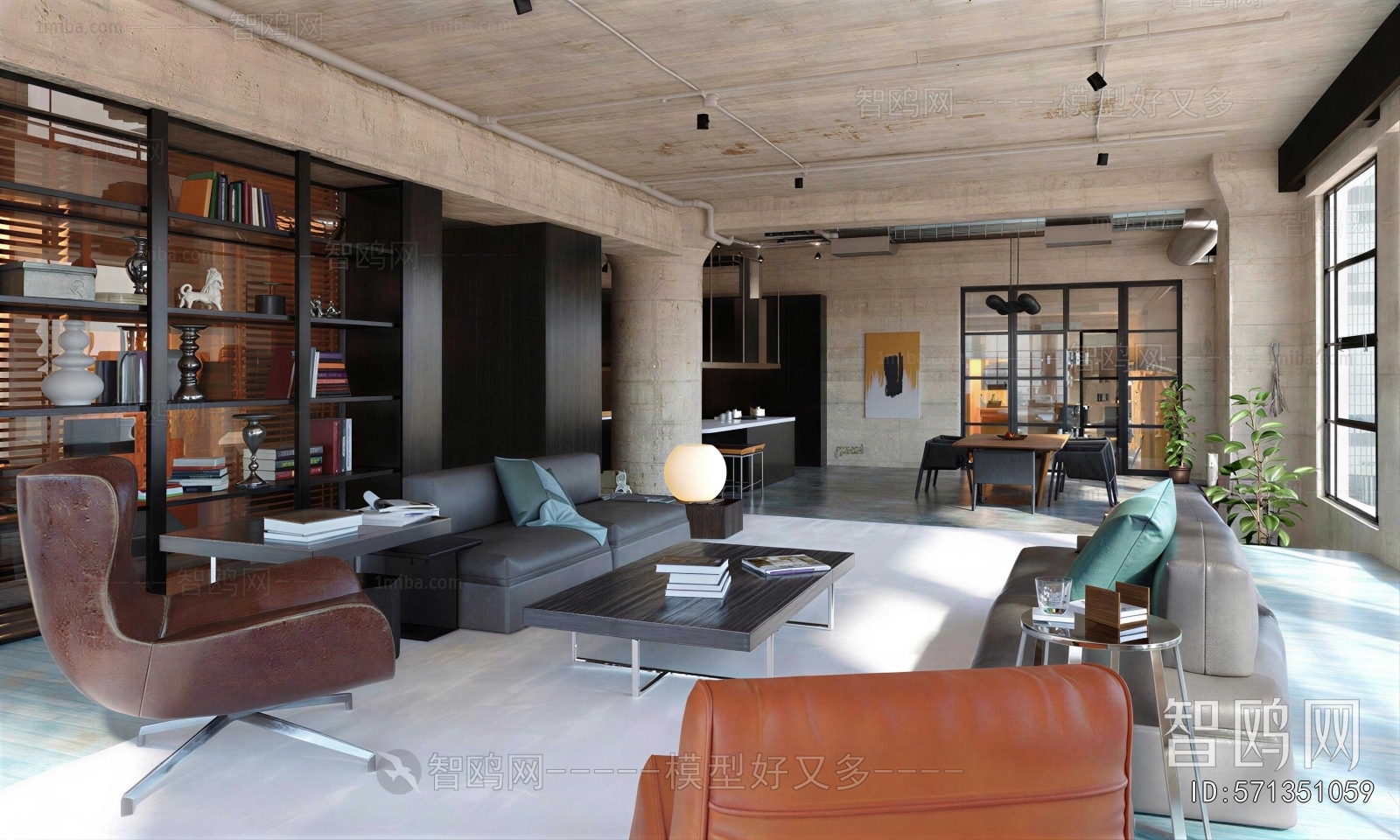 Industrial Style A Living Room