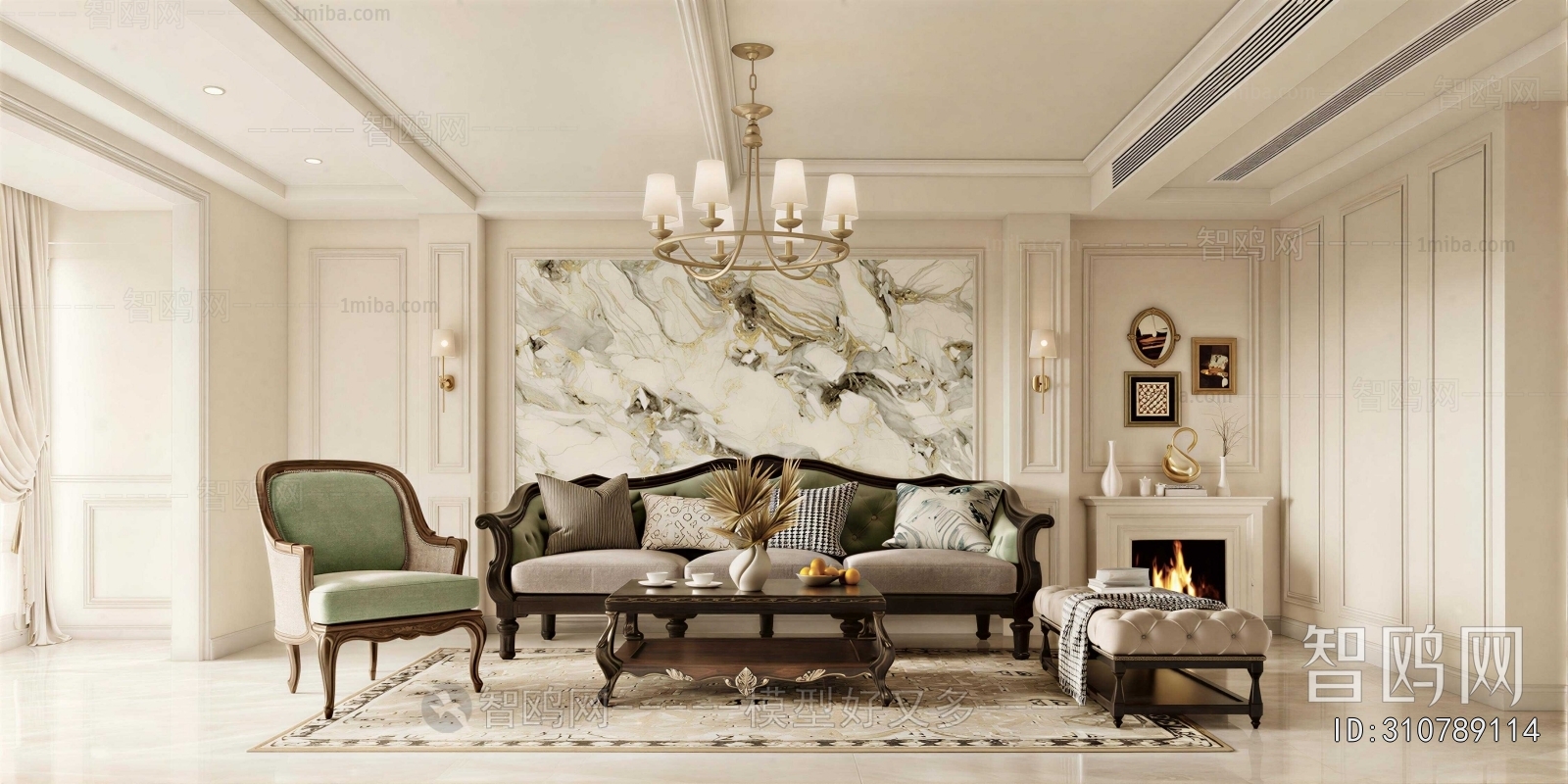 European Style A Living Room