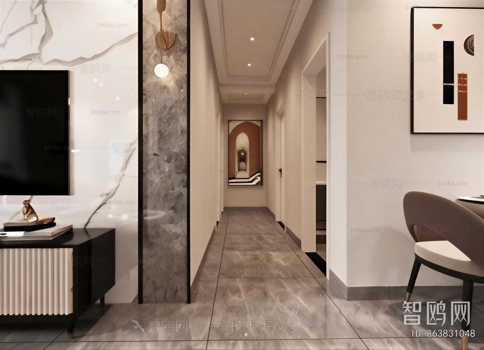 Modern Hallway