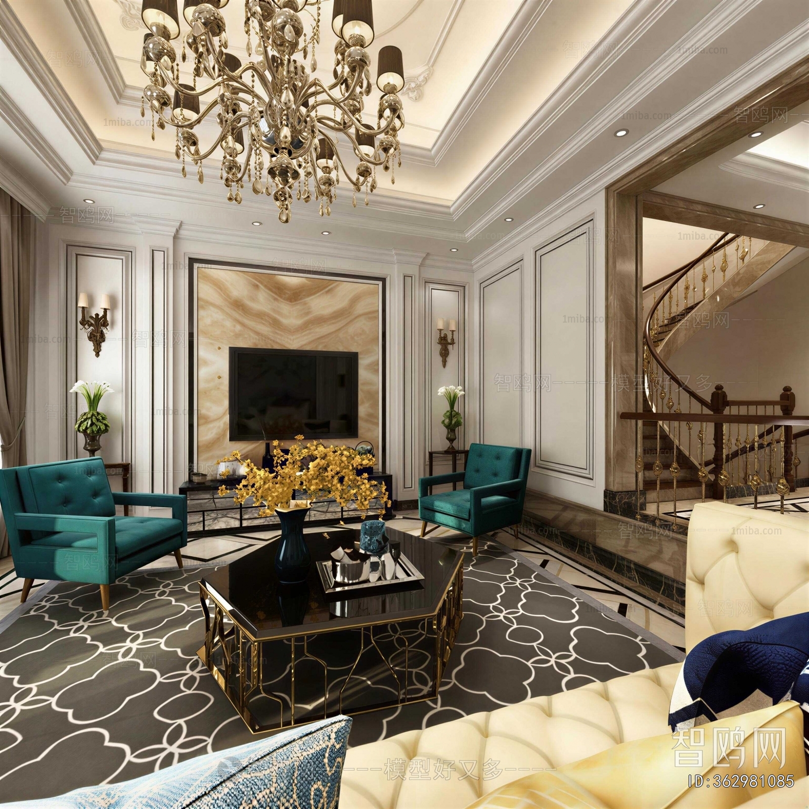 European Style A Living Room
