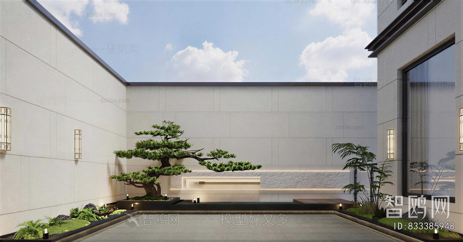 New Chinese Style Courtyard/landscape