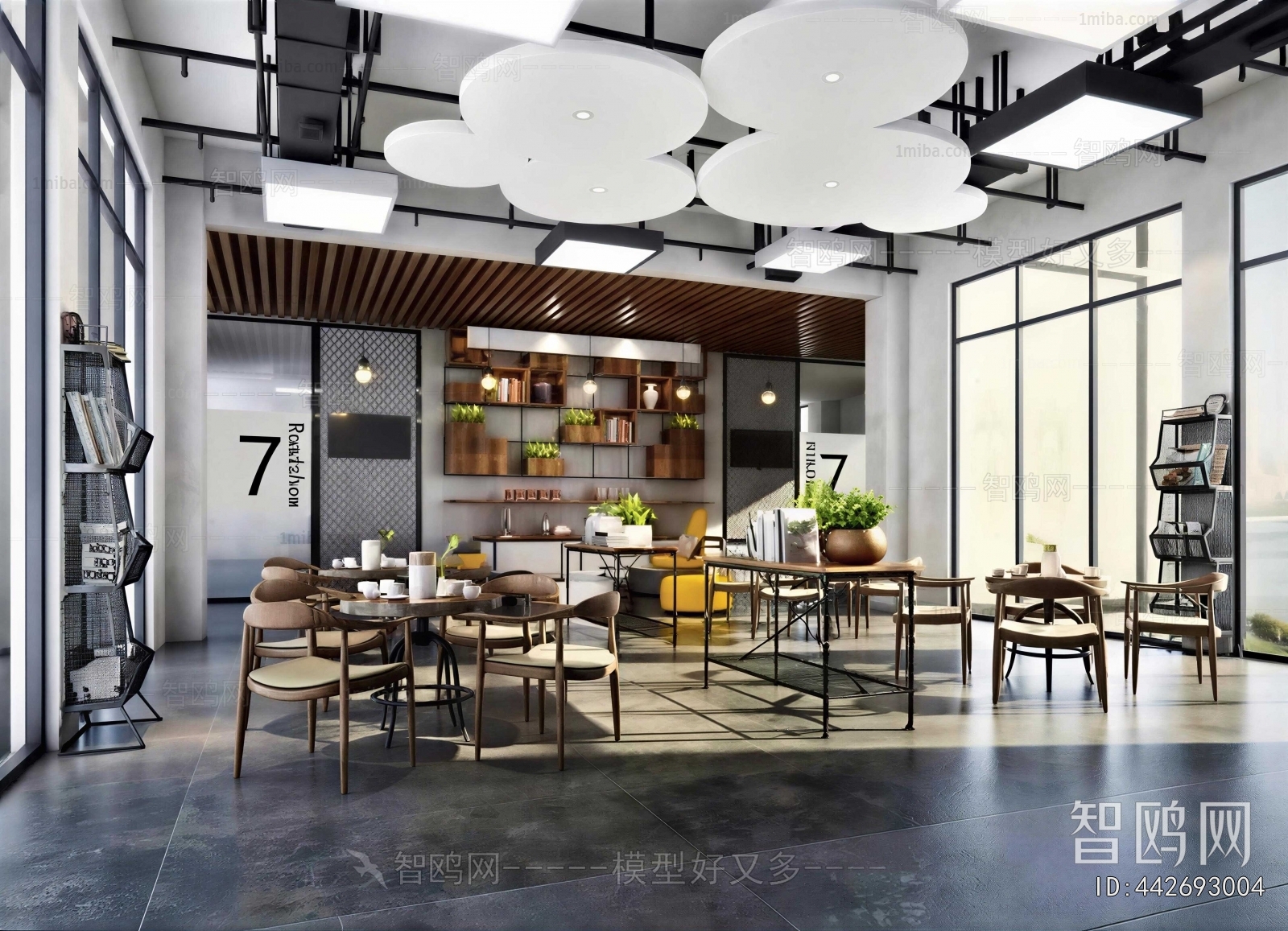 Industrial Style Office Rest Area