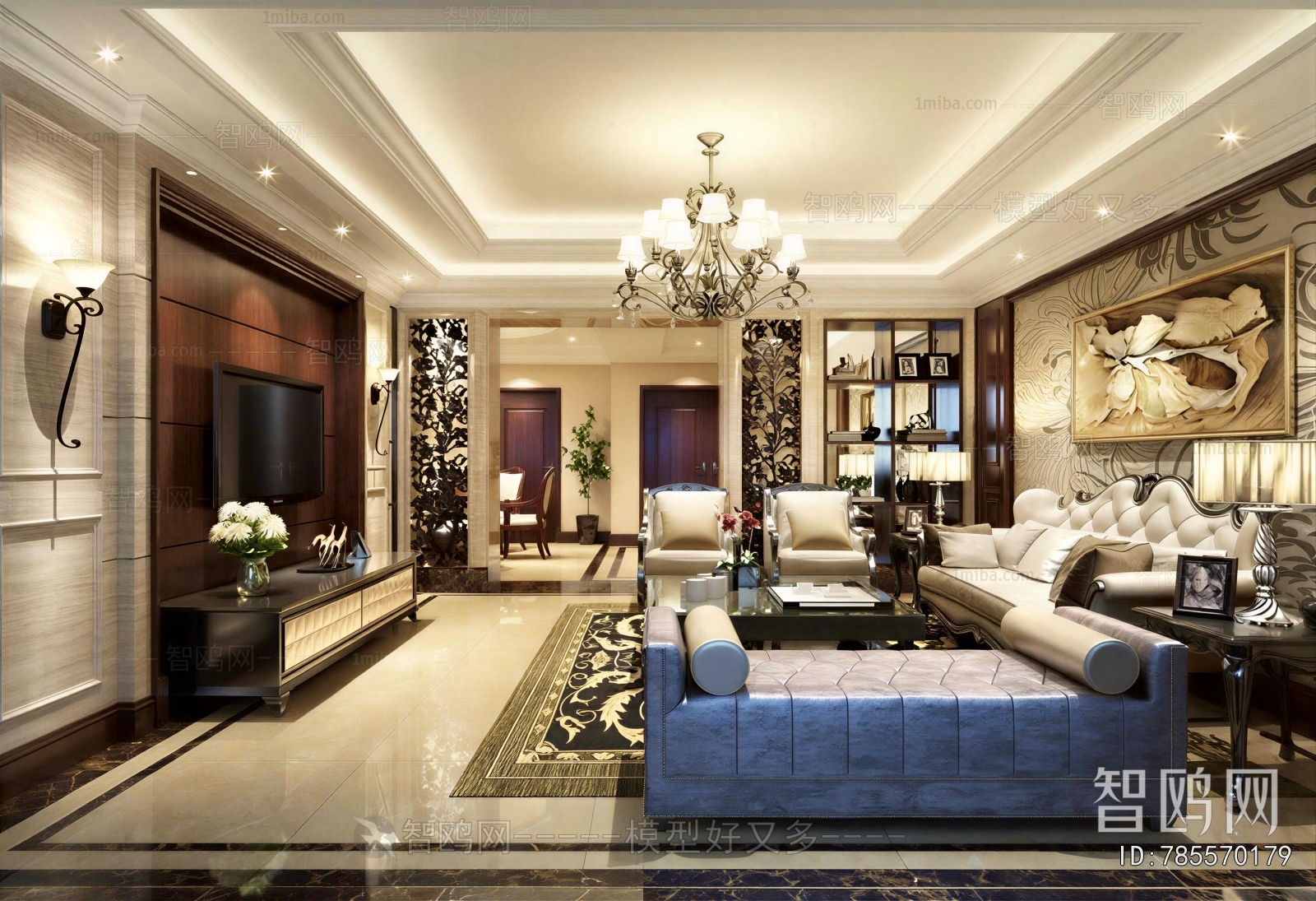 European Style A Living Room