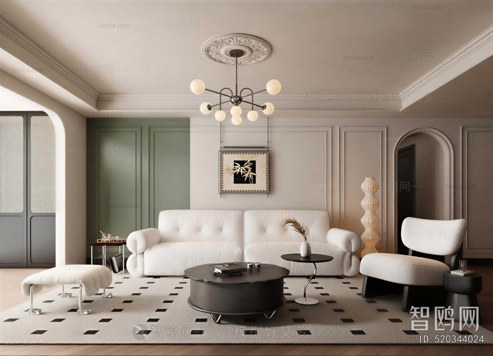 French Style A Living Room