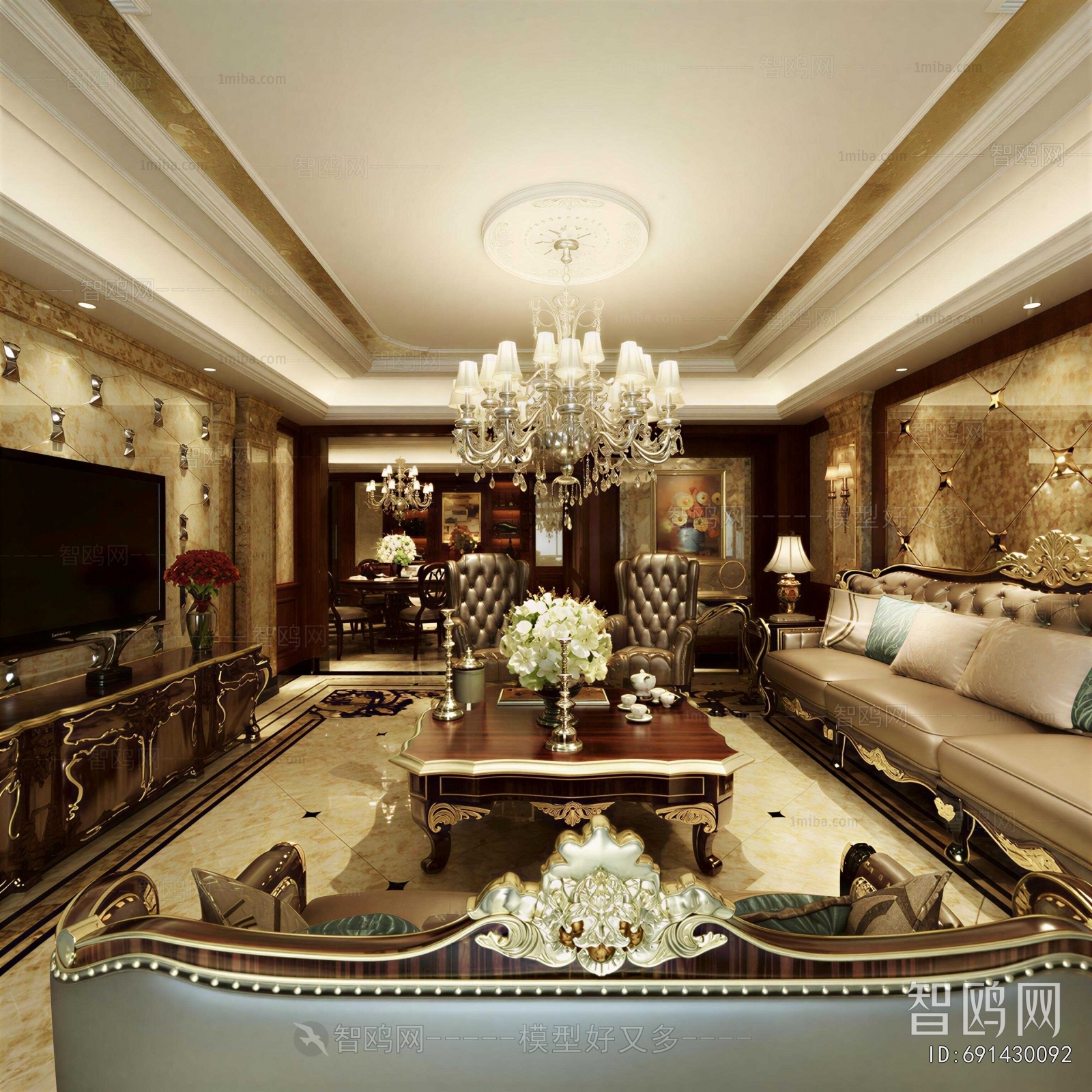 European Style A Living Room