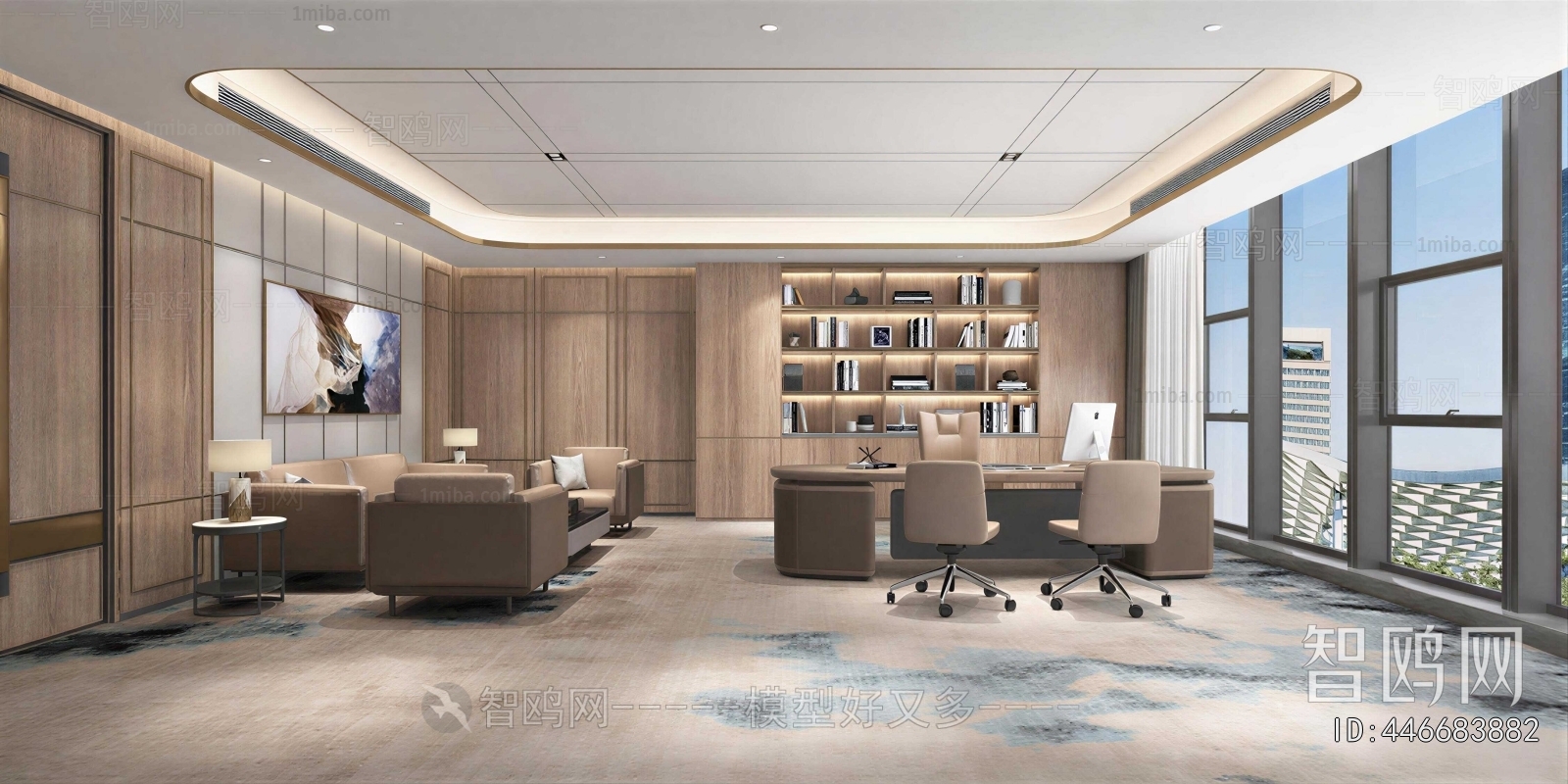 Modern Manager's Office