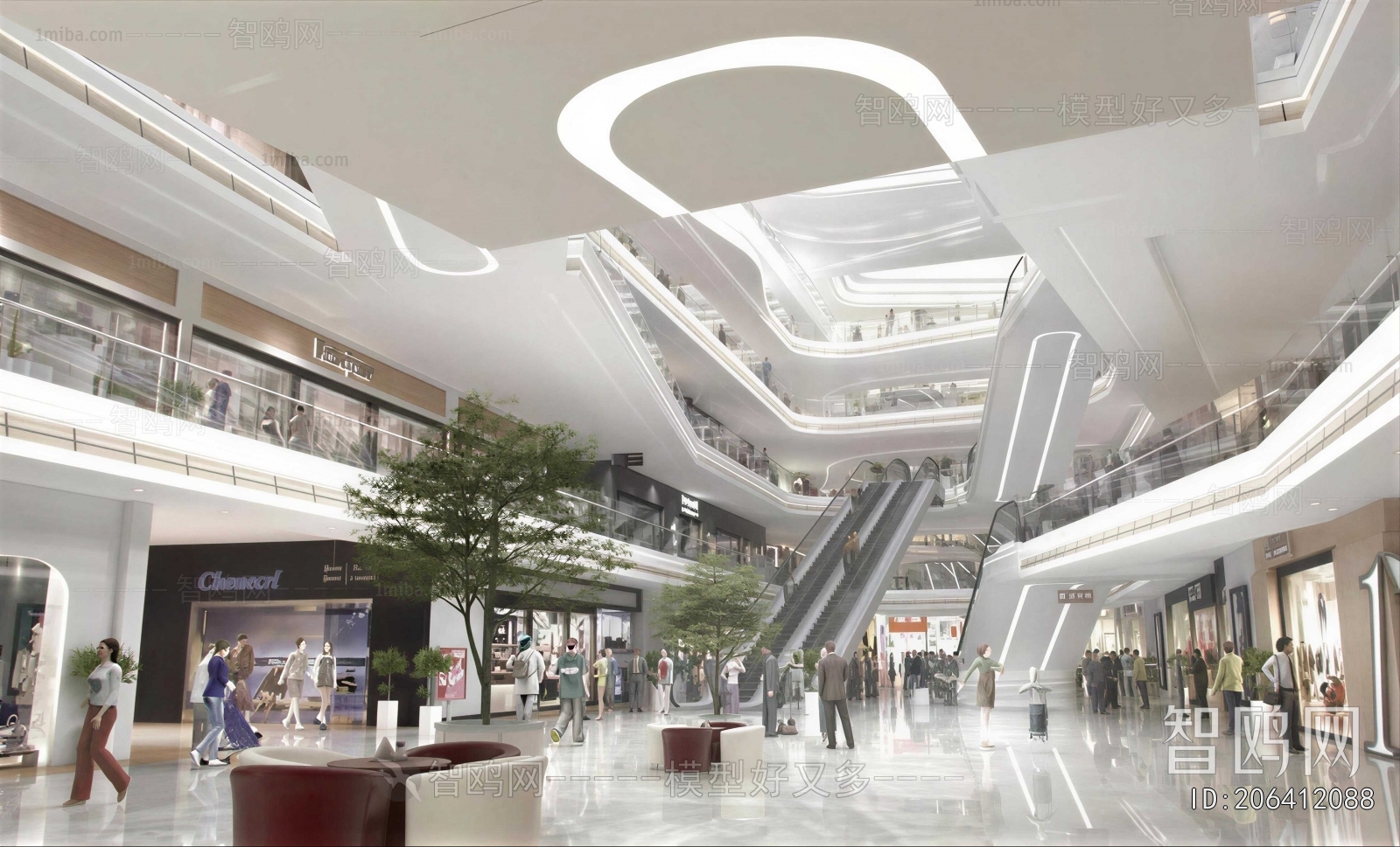 Modern Shopping Mall