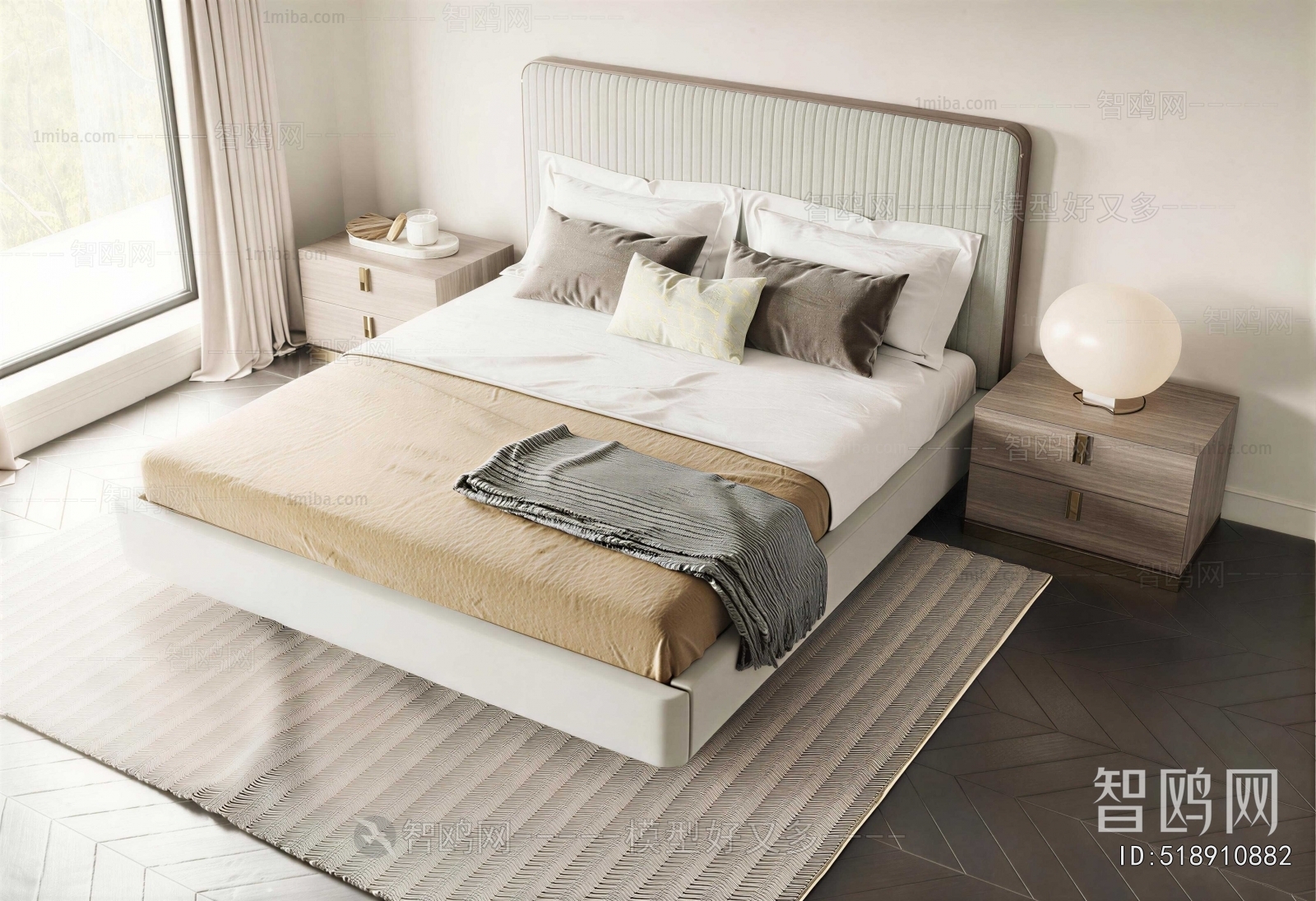 Modern Double Bed