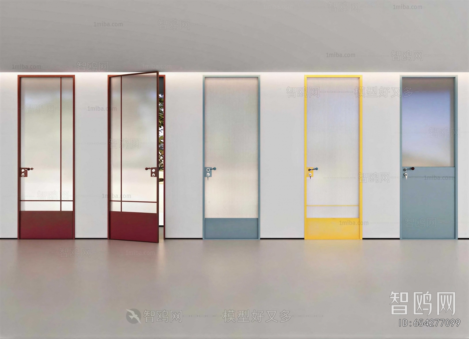 Modern Single Door