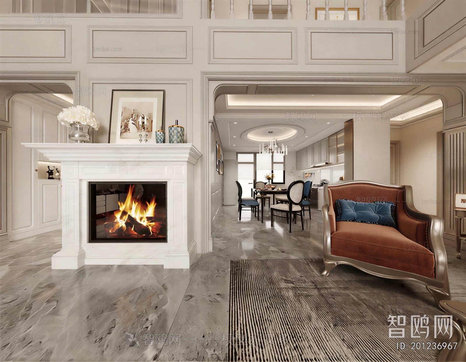 European Style A Living Room