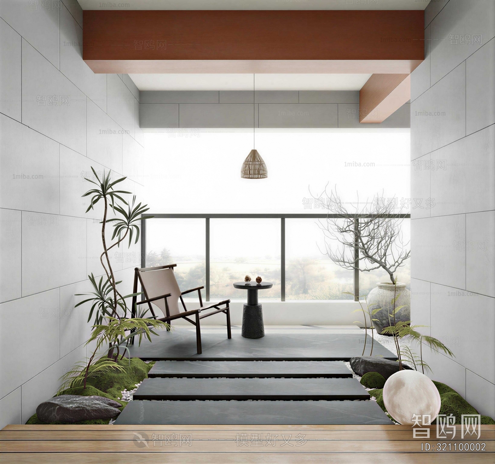 Japanese Style Leisure Balcony