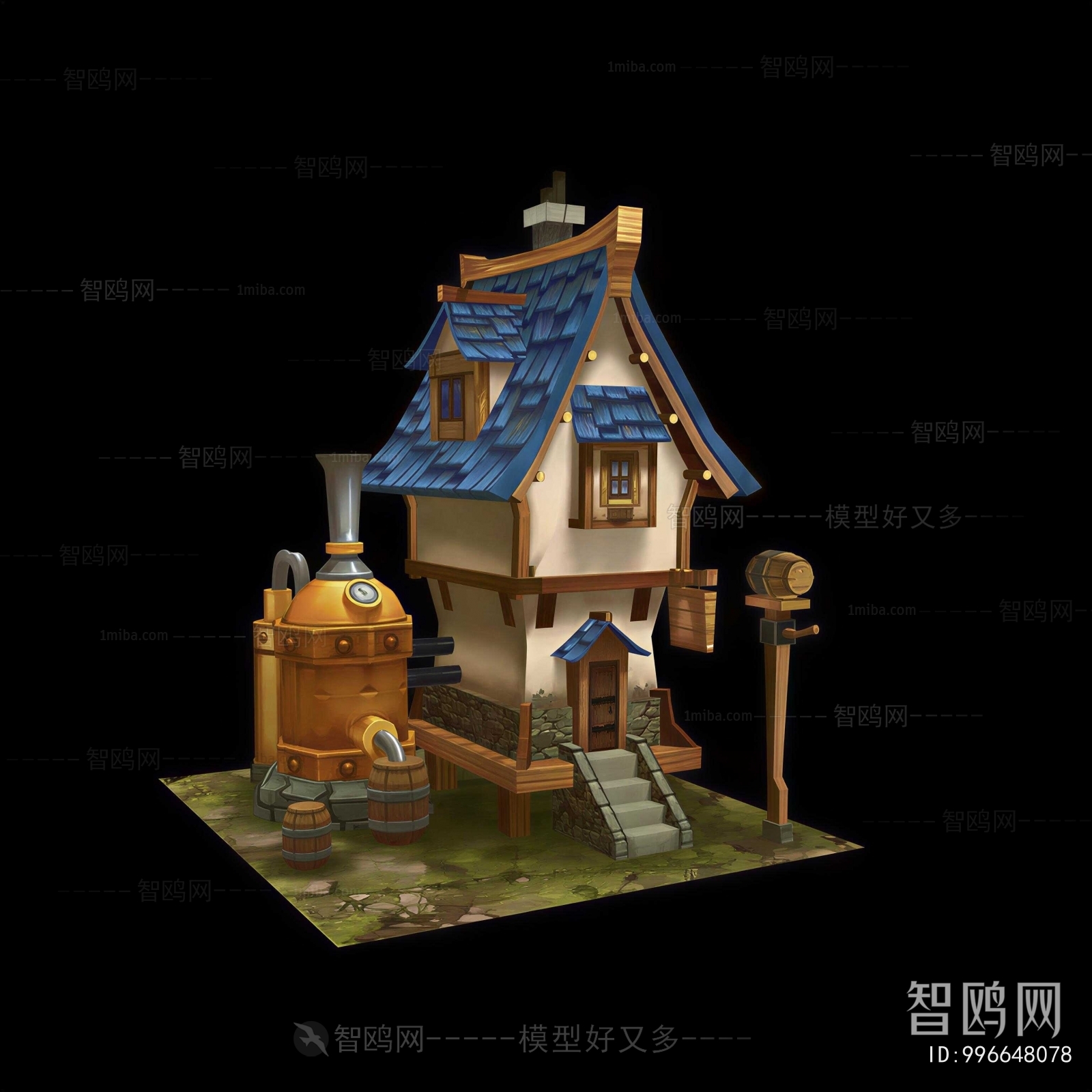 European Style Cartoon House