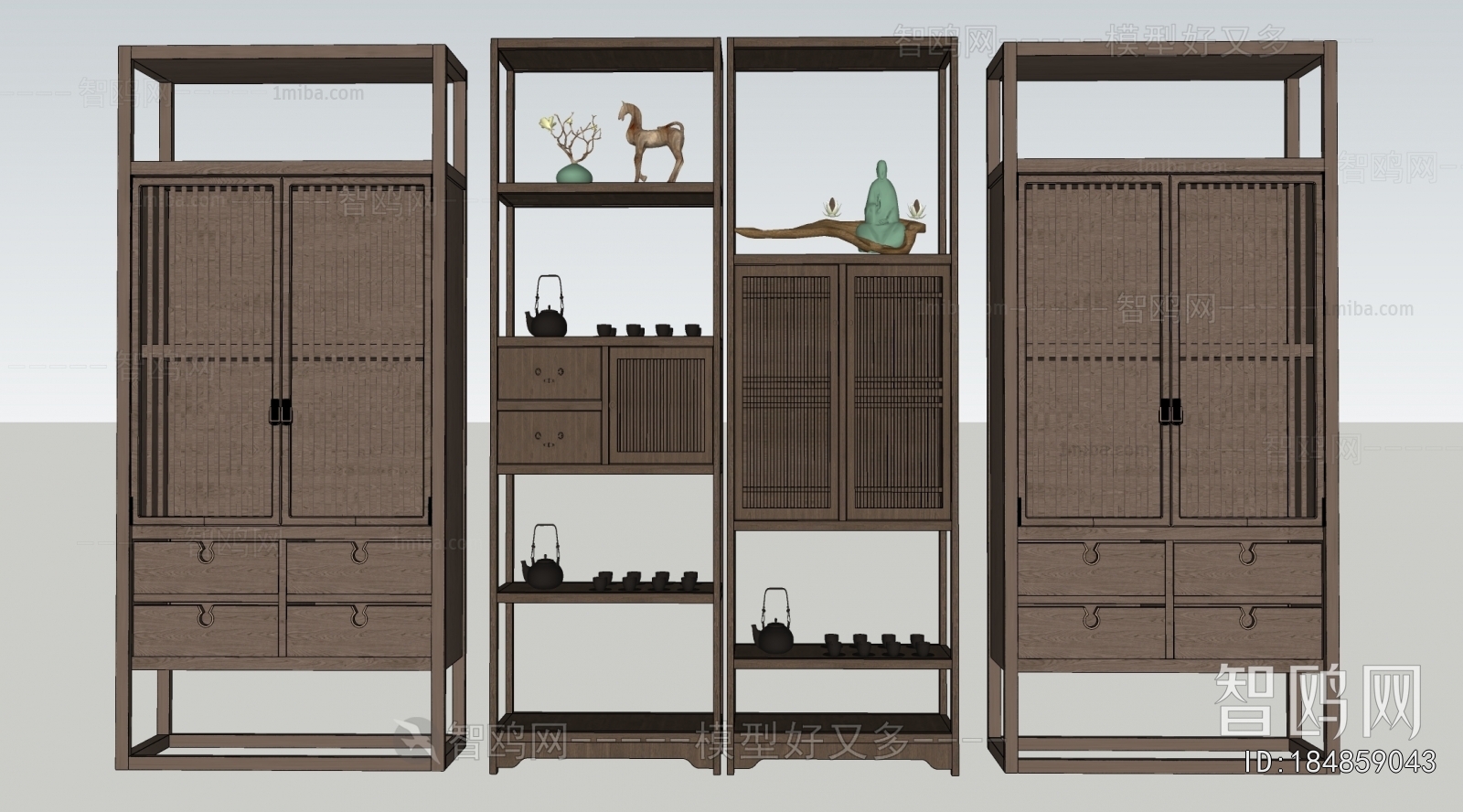 New Chinese Style Antique Rack