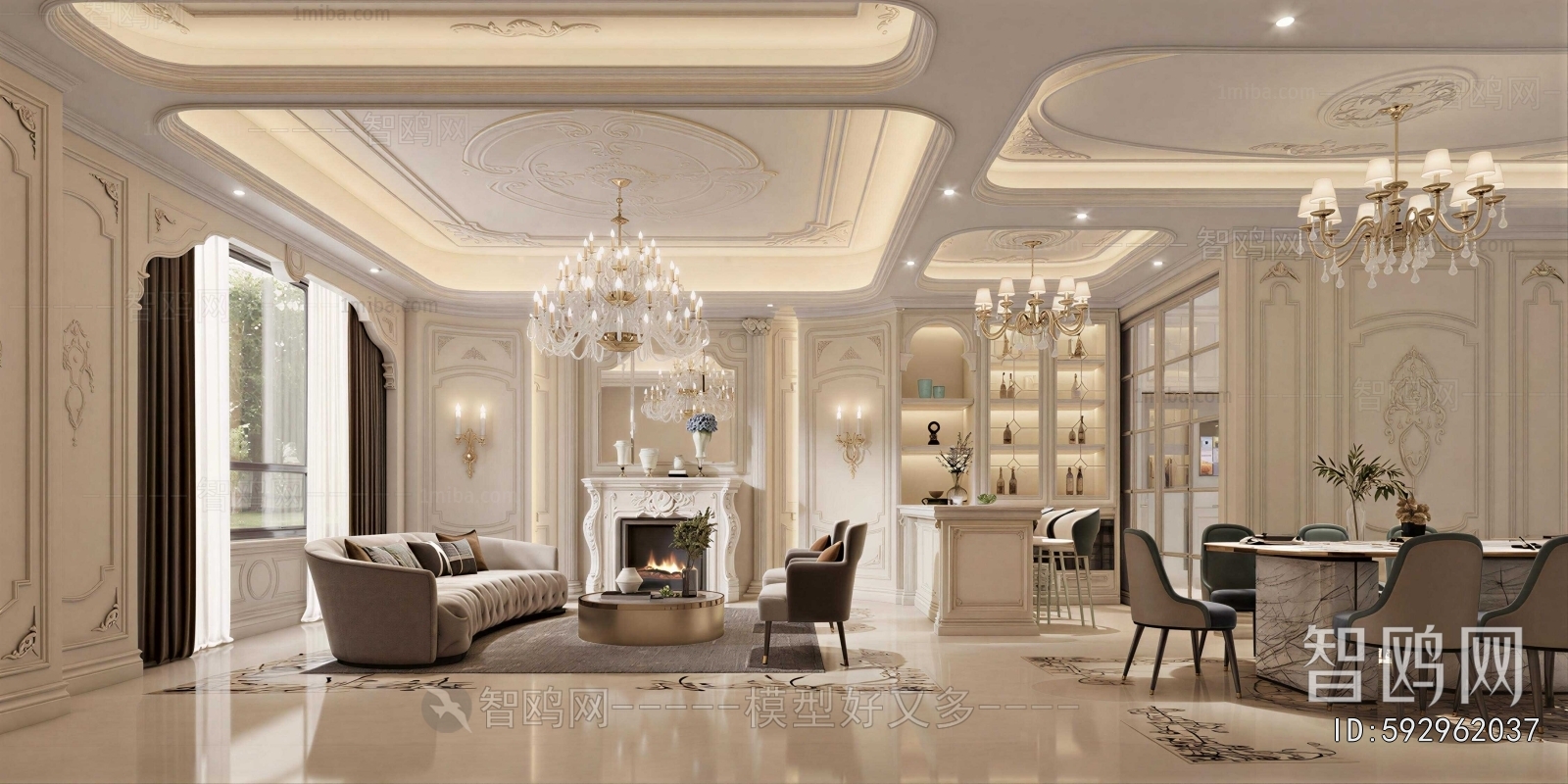 European Style A Living Room