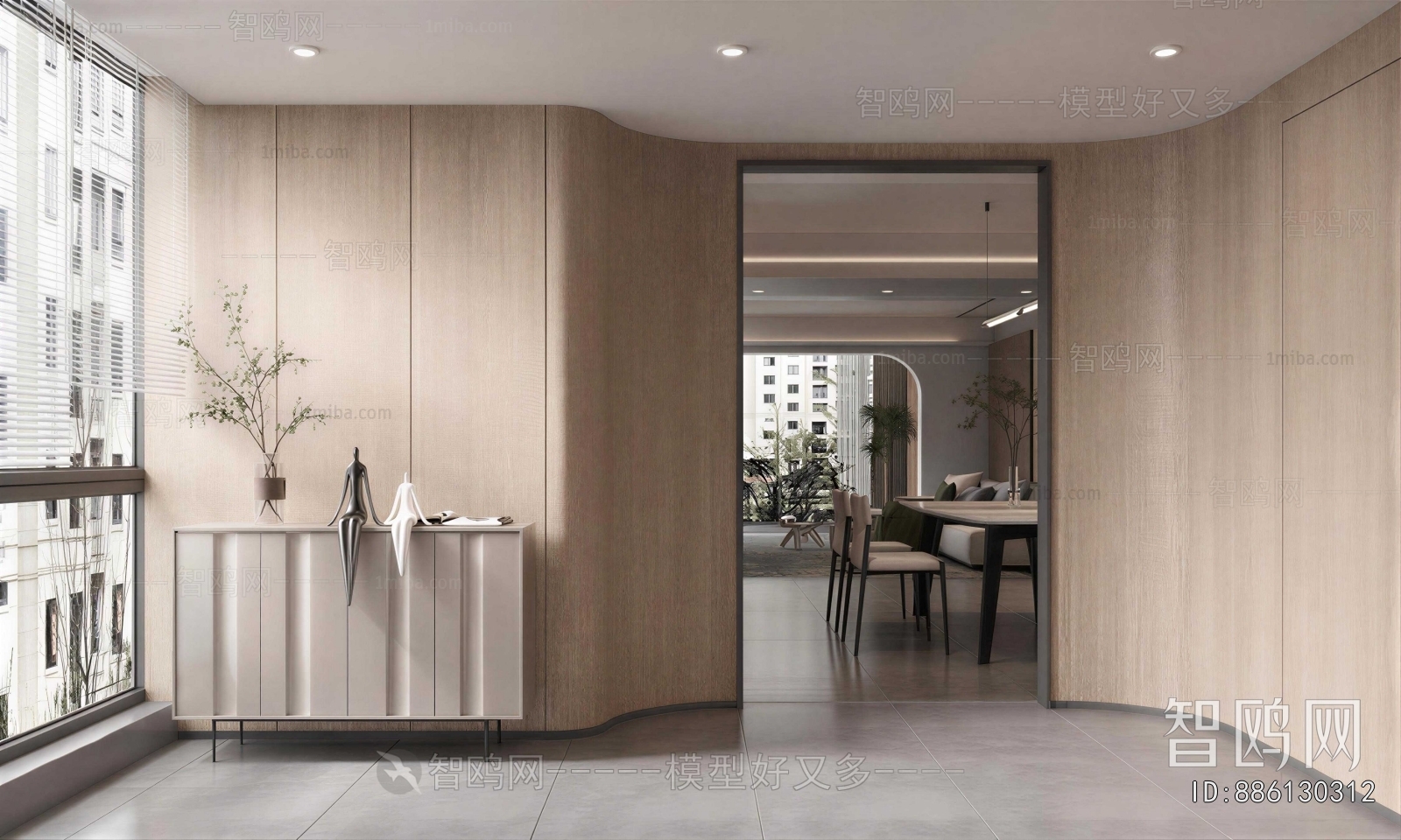 Modern Hallway