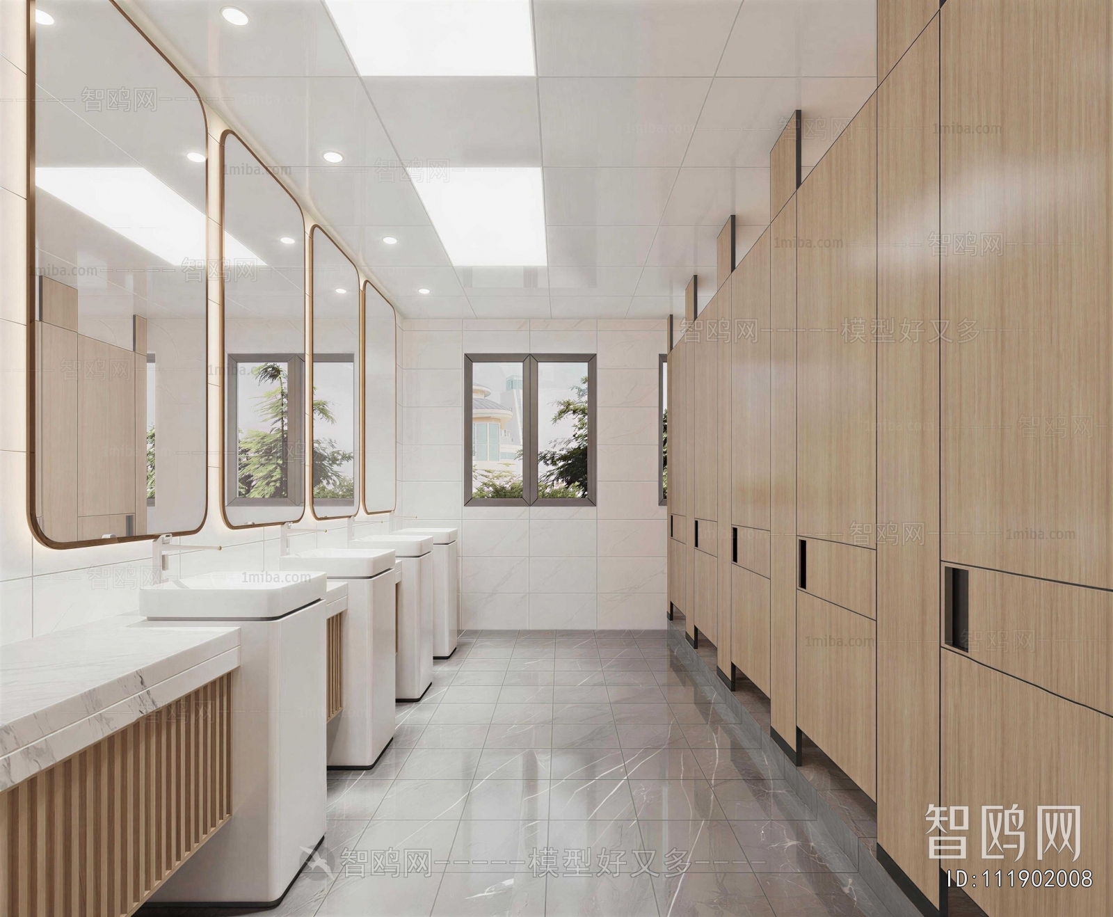 Modern Public Toilet