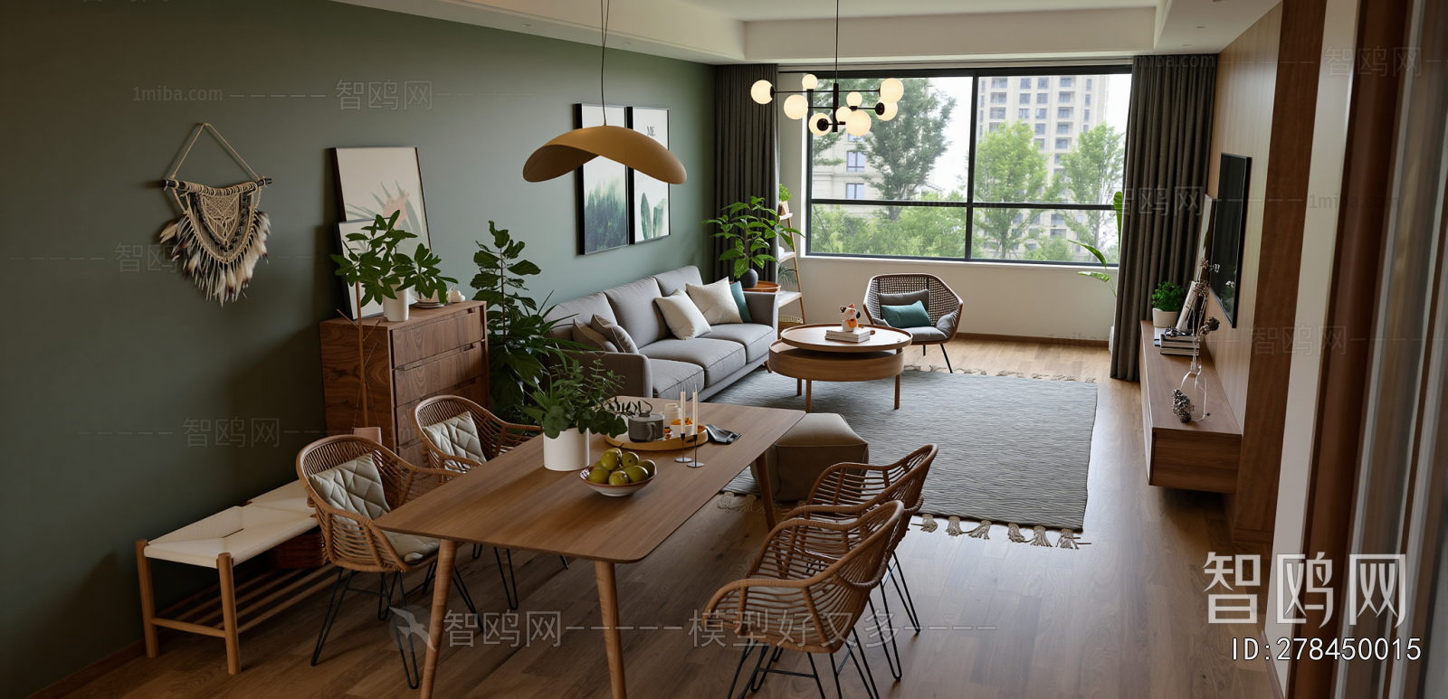 Nordic Style A Living Room