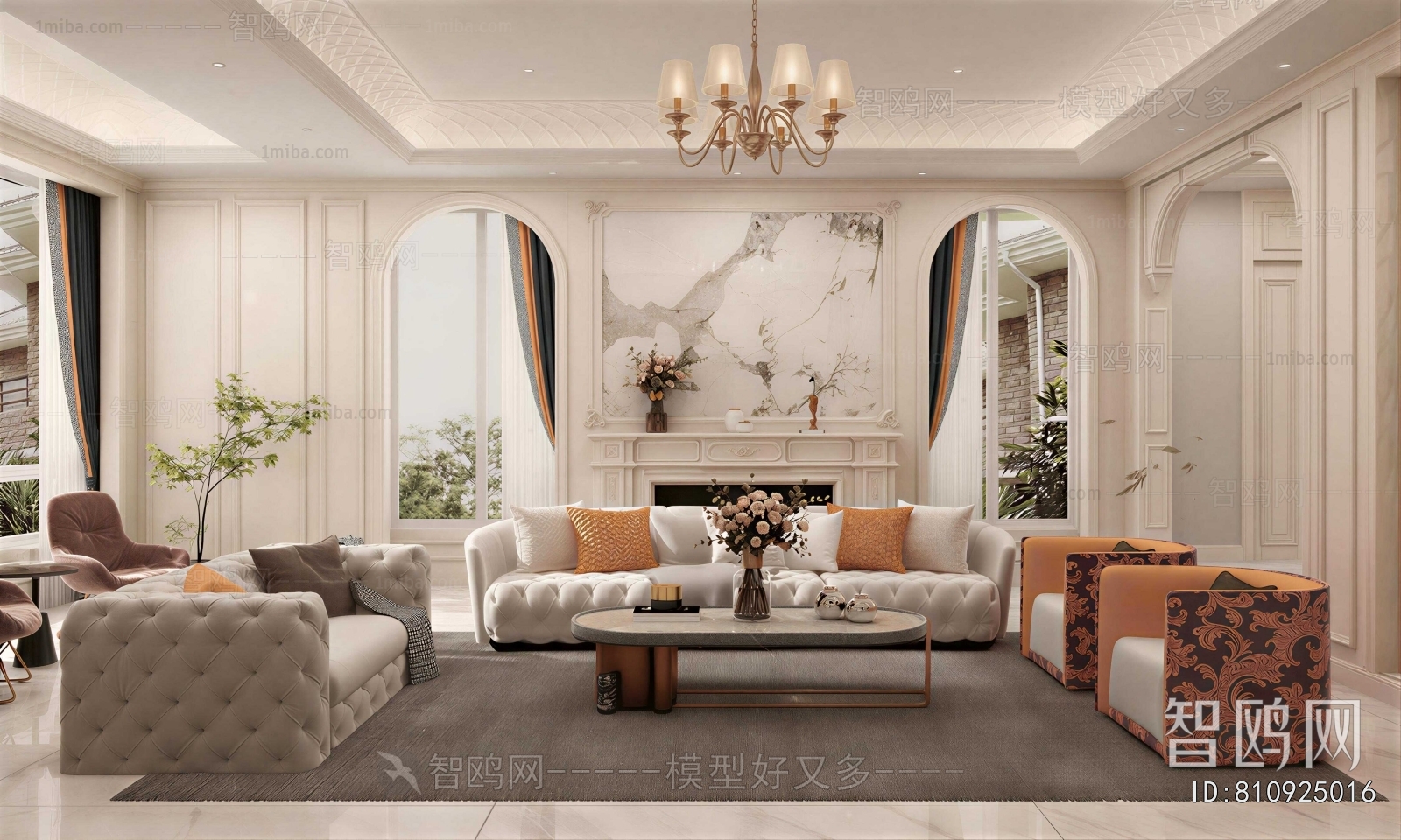 French Style A Living Room