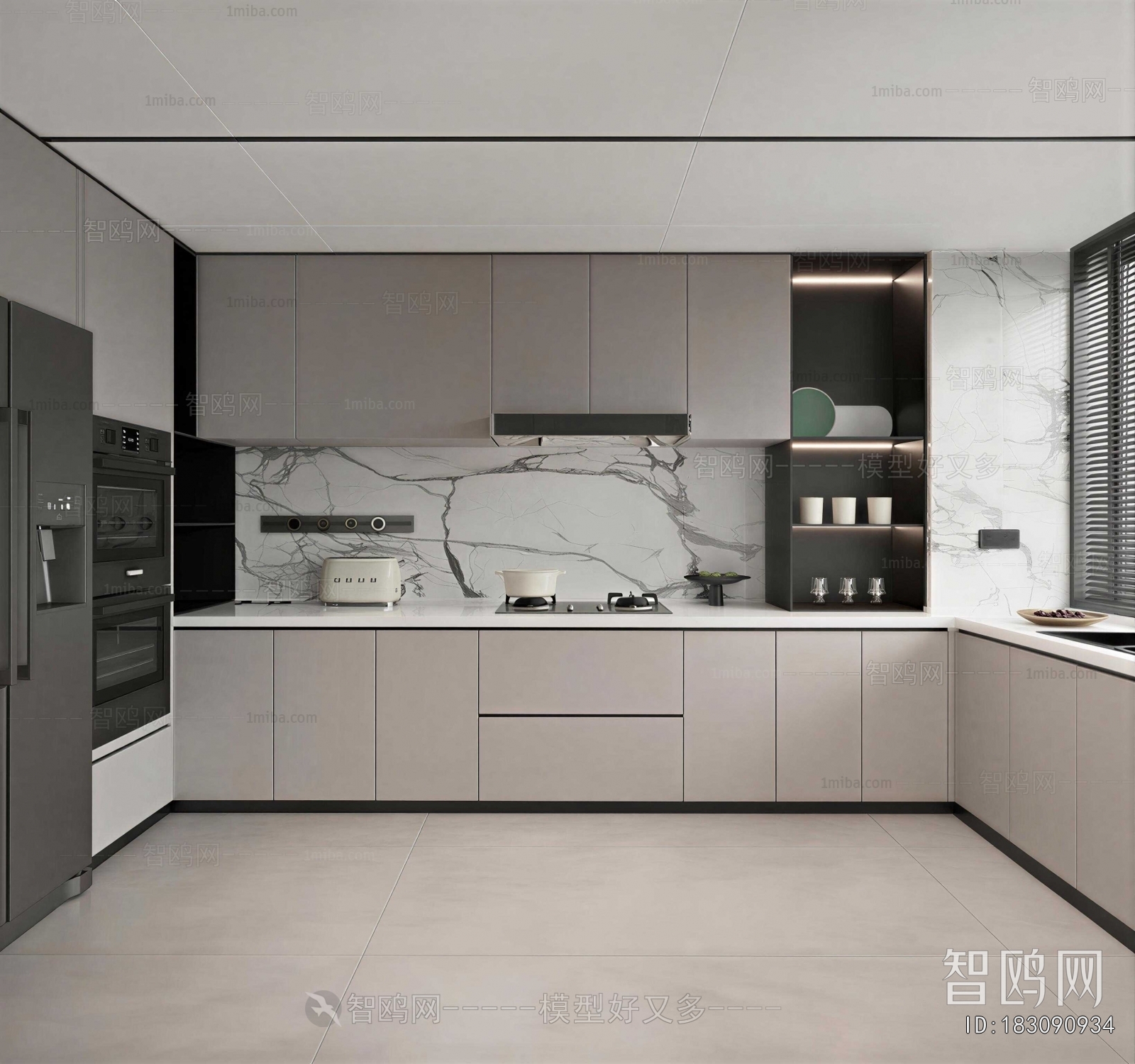 Modern The Kitchen