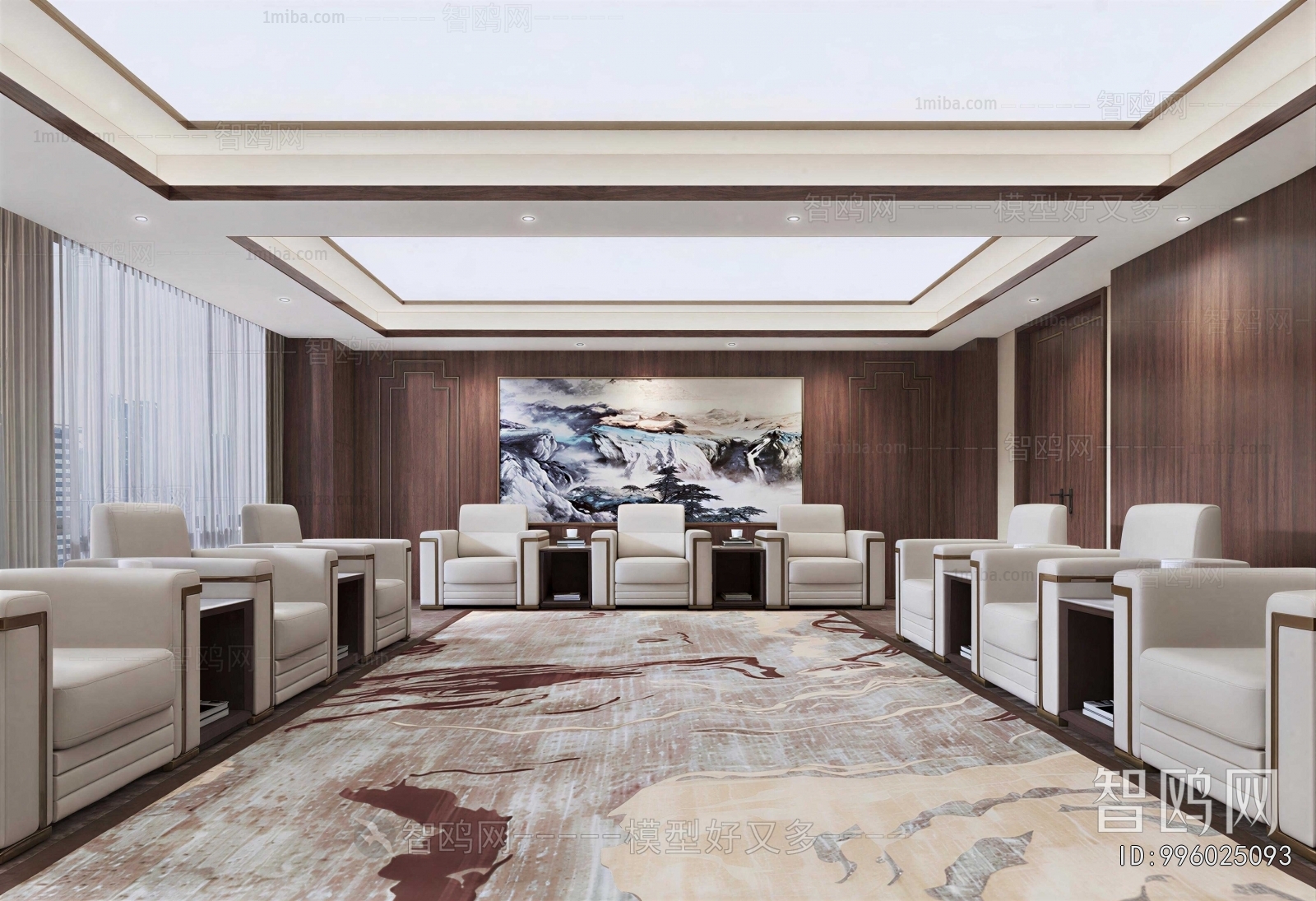 New Chinese Style Reception Room