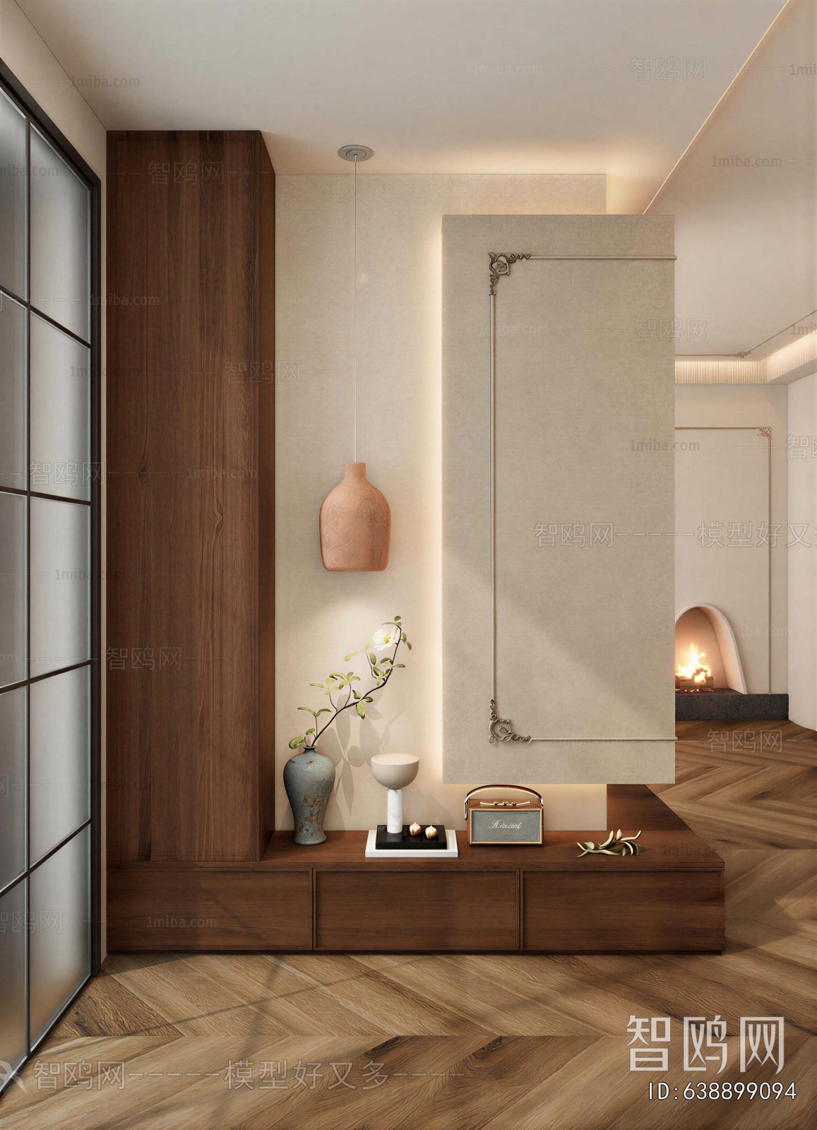 French Style Hallway