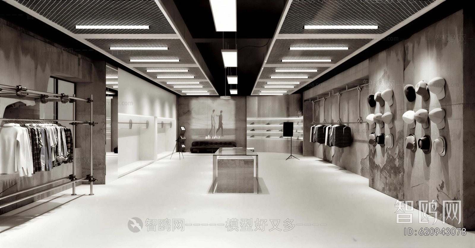 Industrial Style Clothing Store