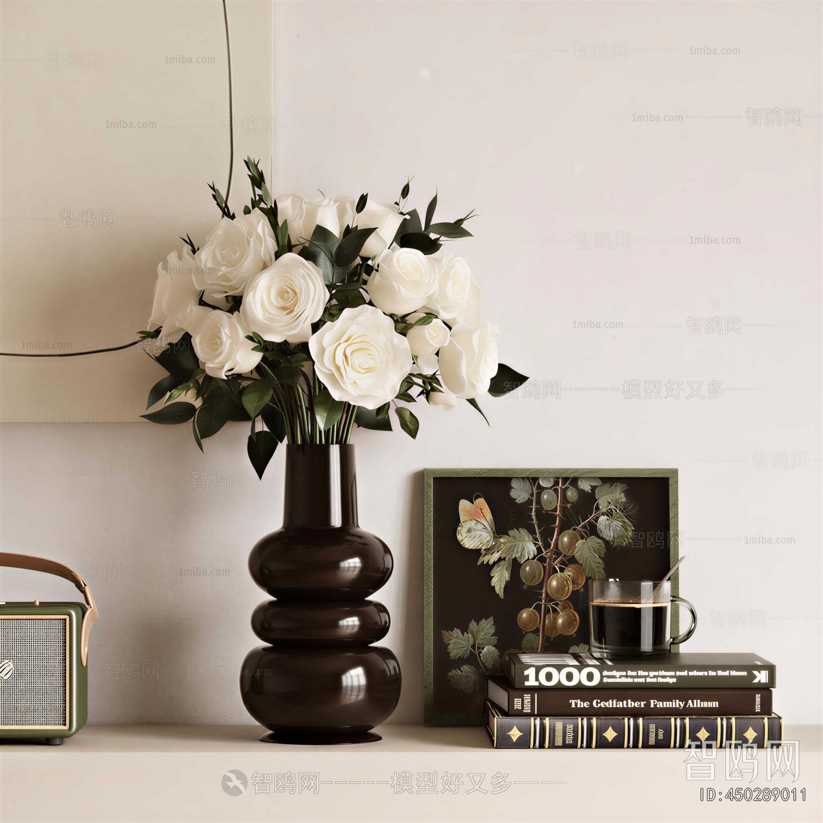 Retro Style Flower Arrangement